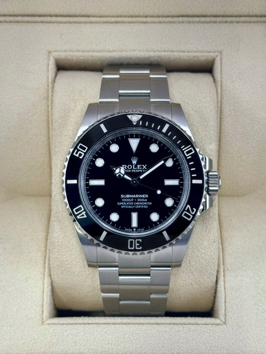 NEW 2025 Rolex Submariner 41mm 124060 Stainless Steel Black Dial