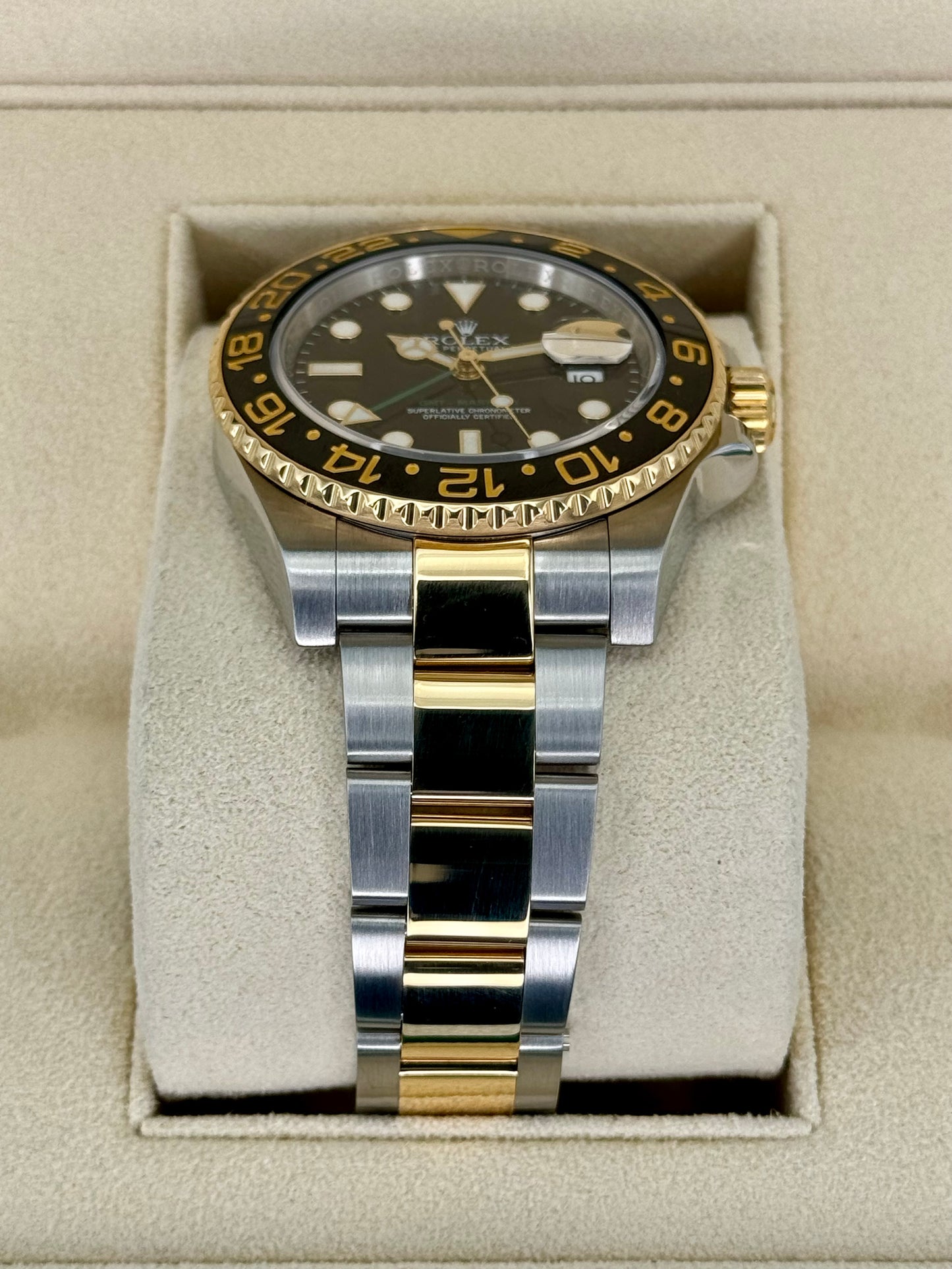 Rolex GMT-Master II 40mm 116713LN Two-Tone Black Dial - MyWatchLLC