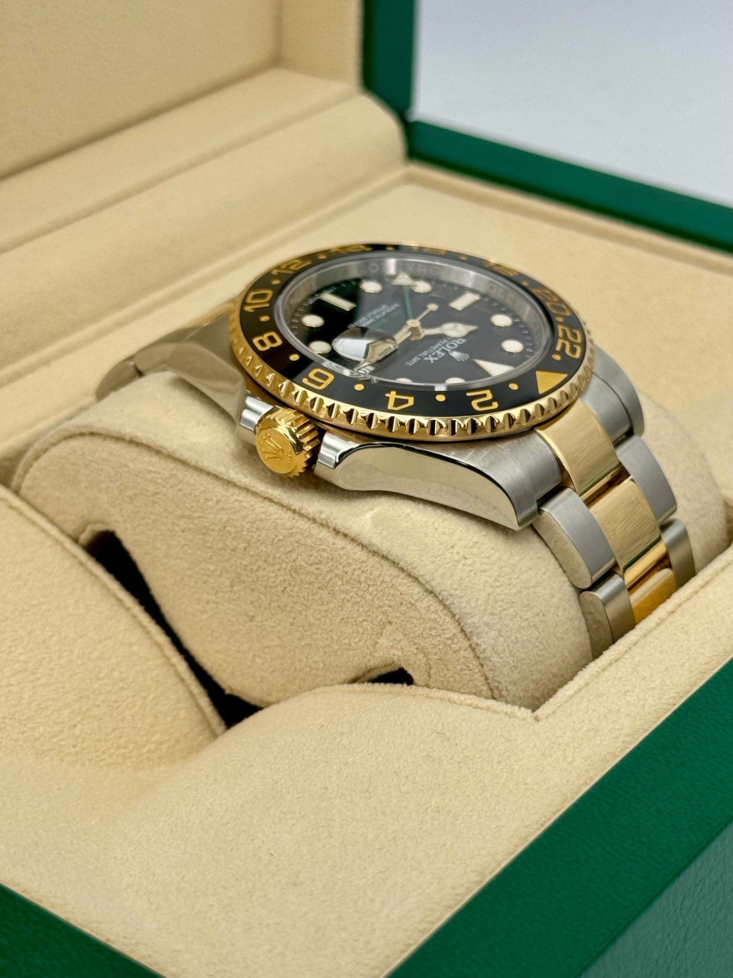 Rolex GMT-Master II 40mm 116713LN Two-Tone Black Dial - MyWatchLLC