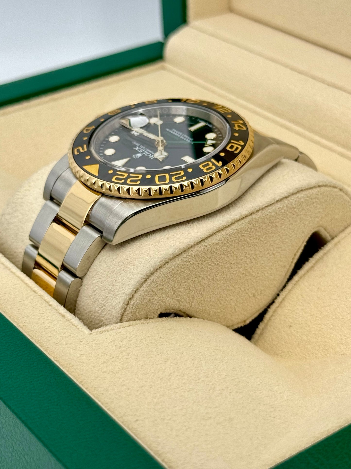 Rolex GMT-Master II 40mm 116713LN Two-Tone Black Dial - MyWatchLLC