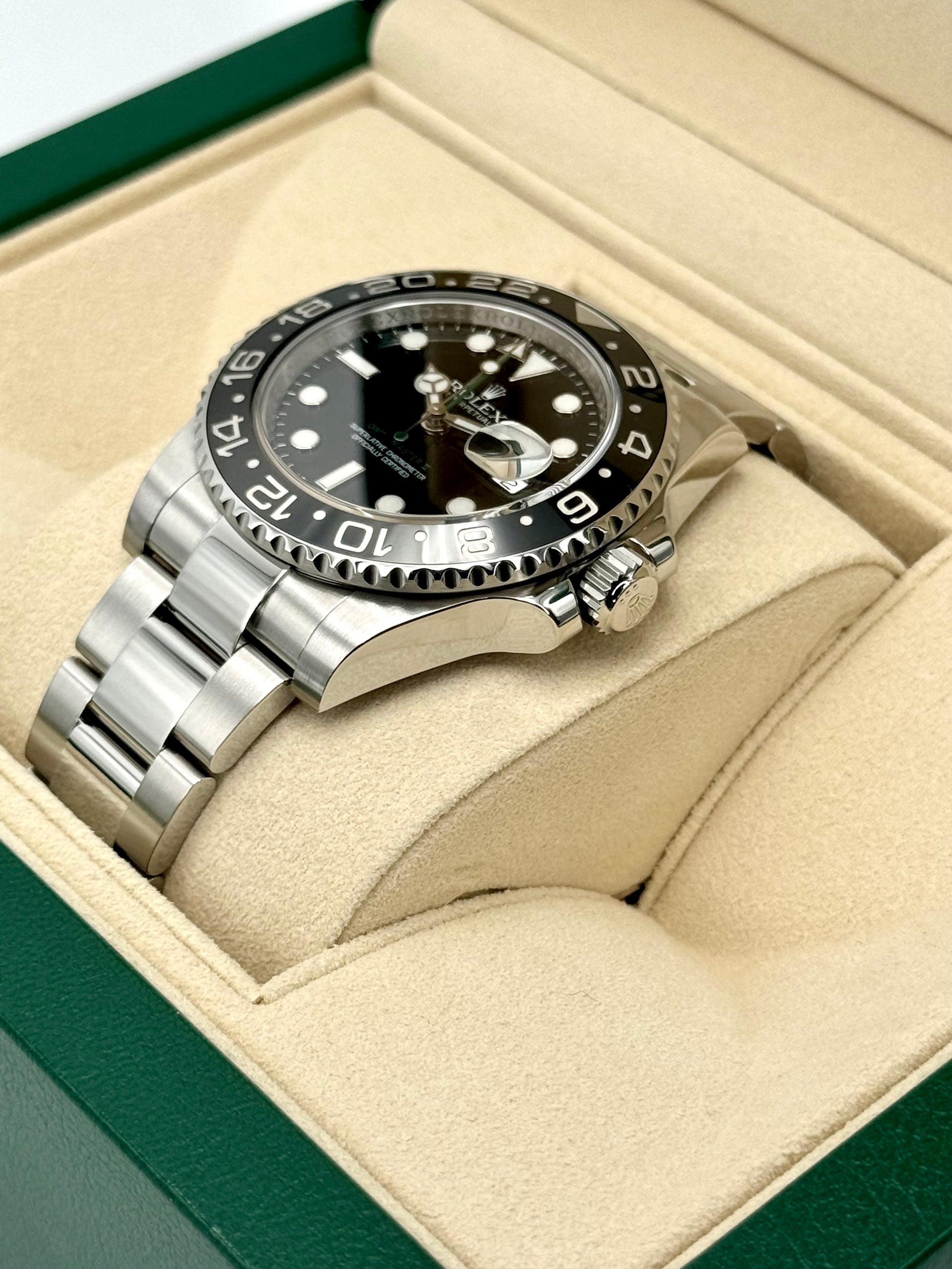 2012 Rolex GMT-Master II 40mm 116710LN Stainless Steel Black Dial - MyWatchLLC