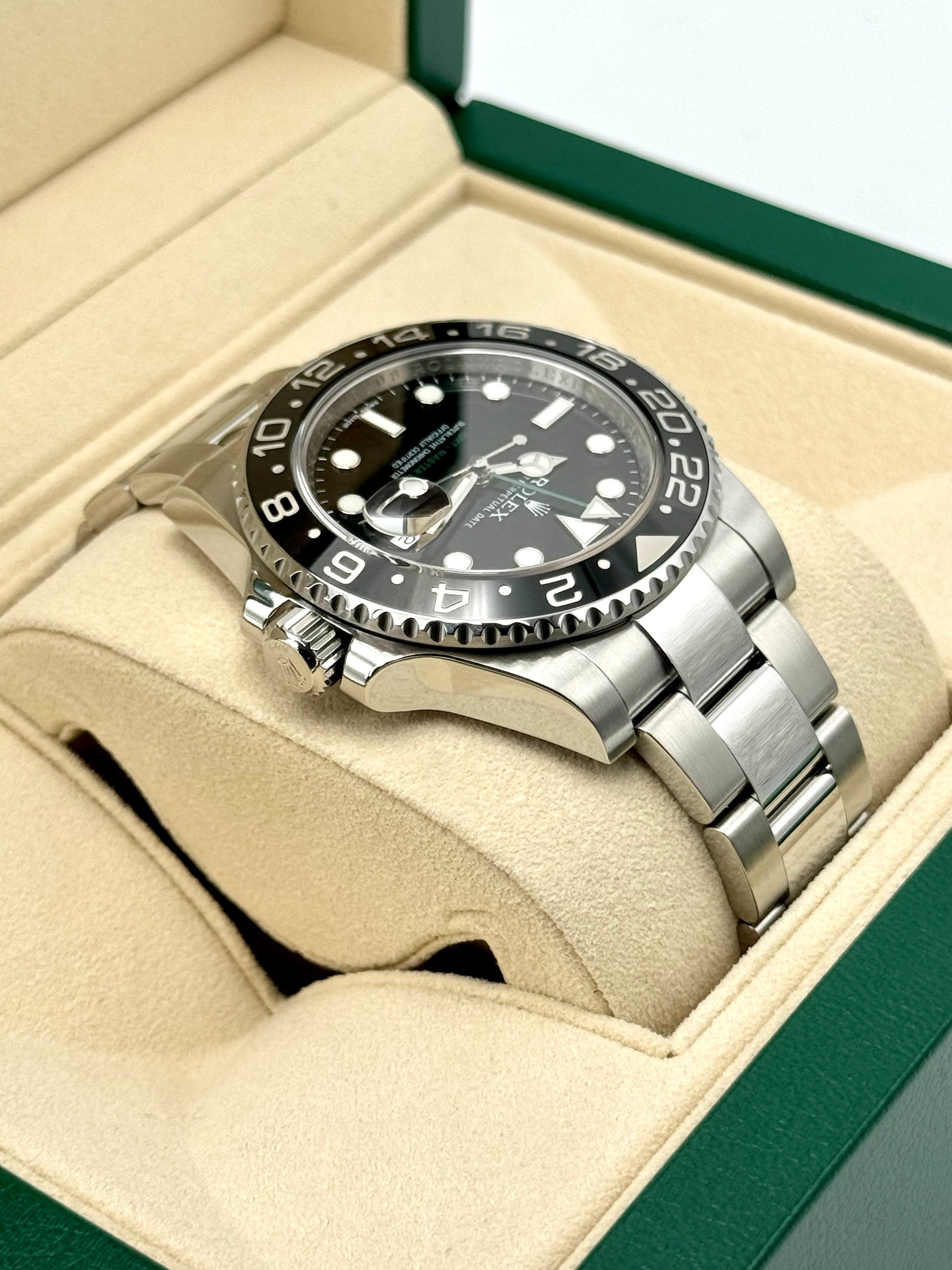 2012 Rolex GMT-Master II 40mm 116710LN Stainless Steel Black Dial - MyWatchLLC