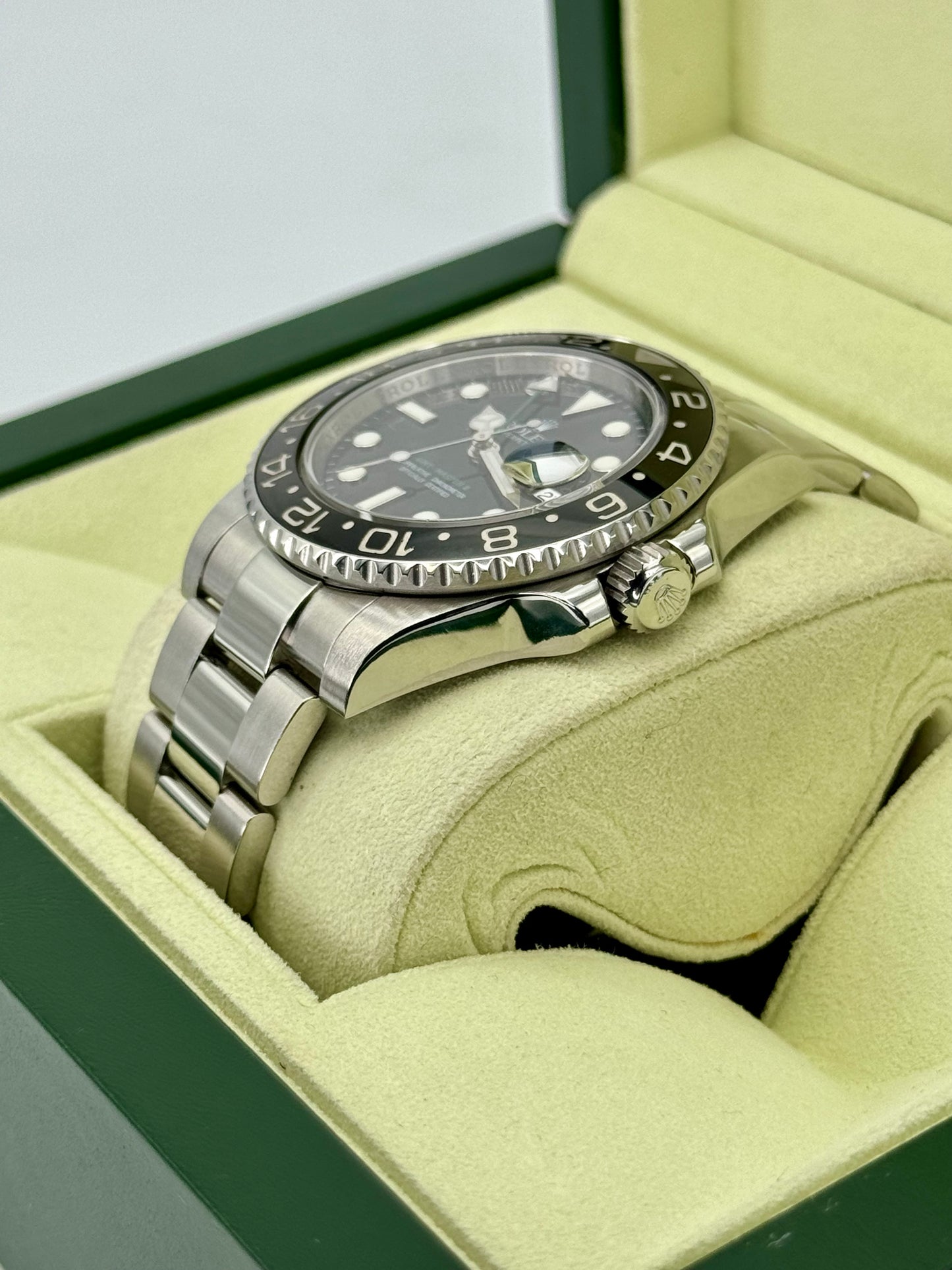 2009 Rolex GMT-Master II 40mm 116710LN Stainless Steel Black Dial - MyWatchLLC