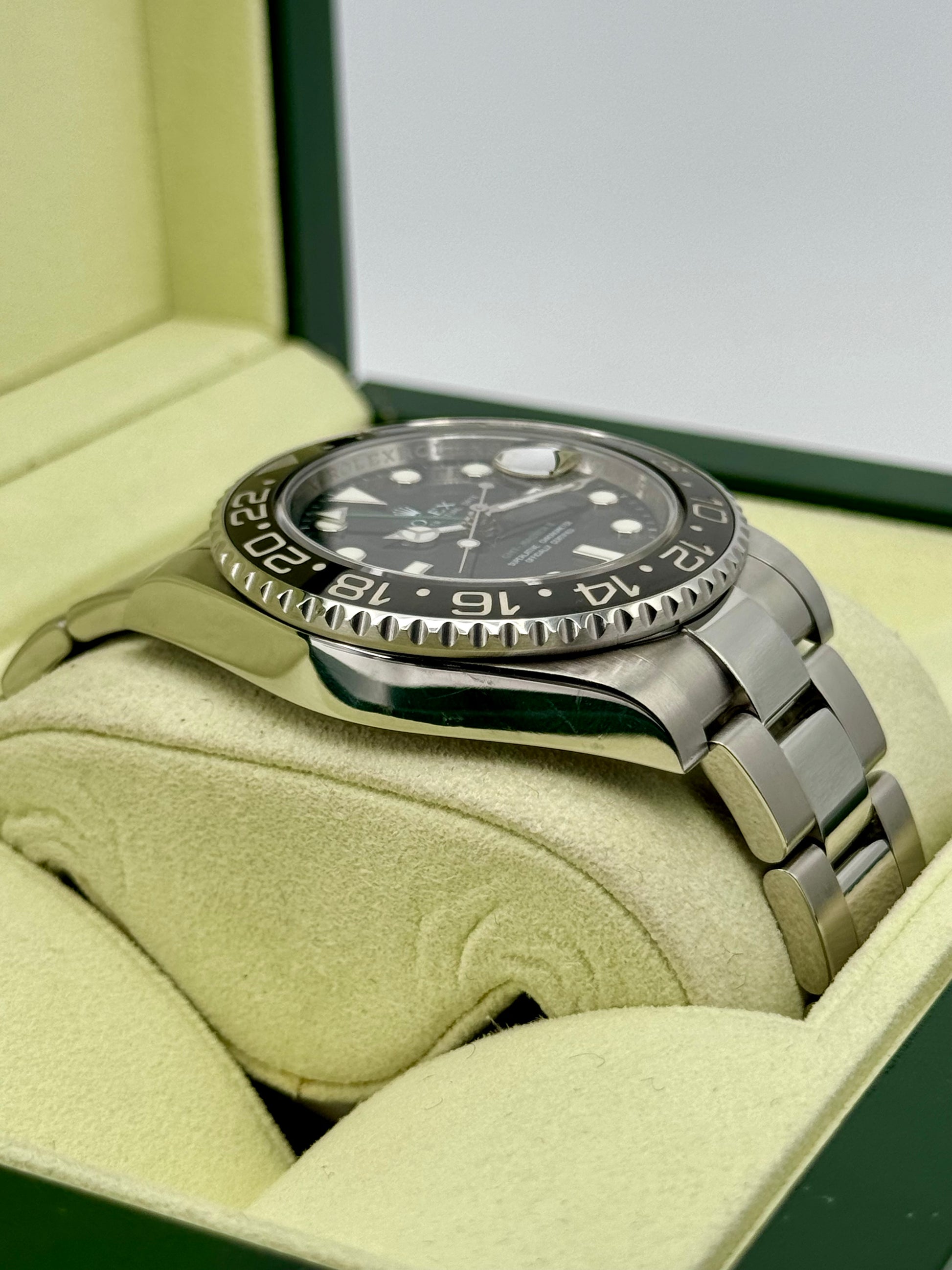 2009 Rolex GMT-Master II 40mm 116710LN Stainless Steel Black Dial - MyWatchLLC