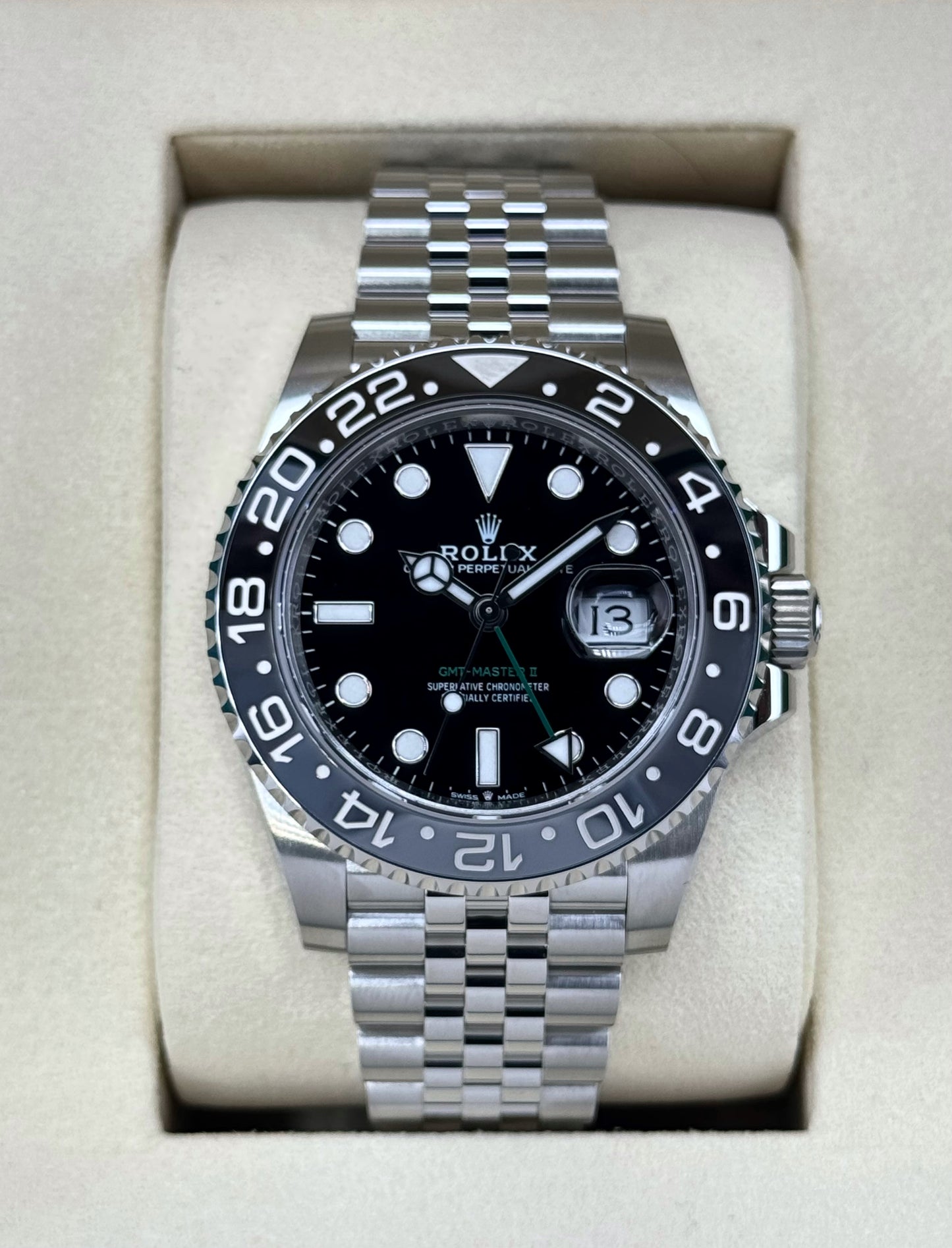 NEW 2025 Rolex GMT-Master II "Bruce Wayne" 40mm 126710GRNR Jubilee