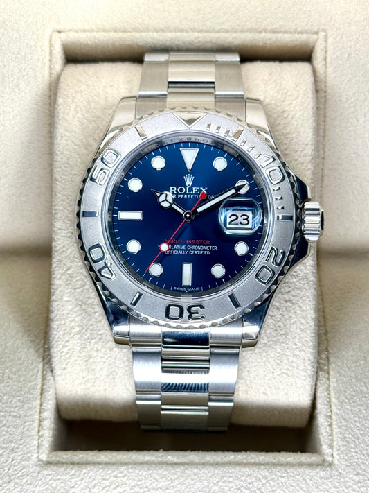 2019 Rolex Yacht-Master 40mm 116622 Stainless Steel Blue Dial - MyWatchLLC