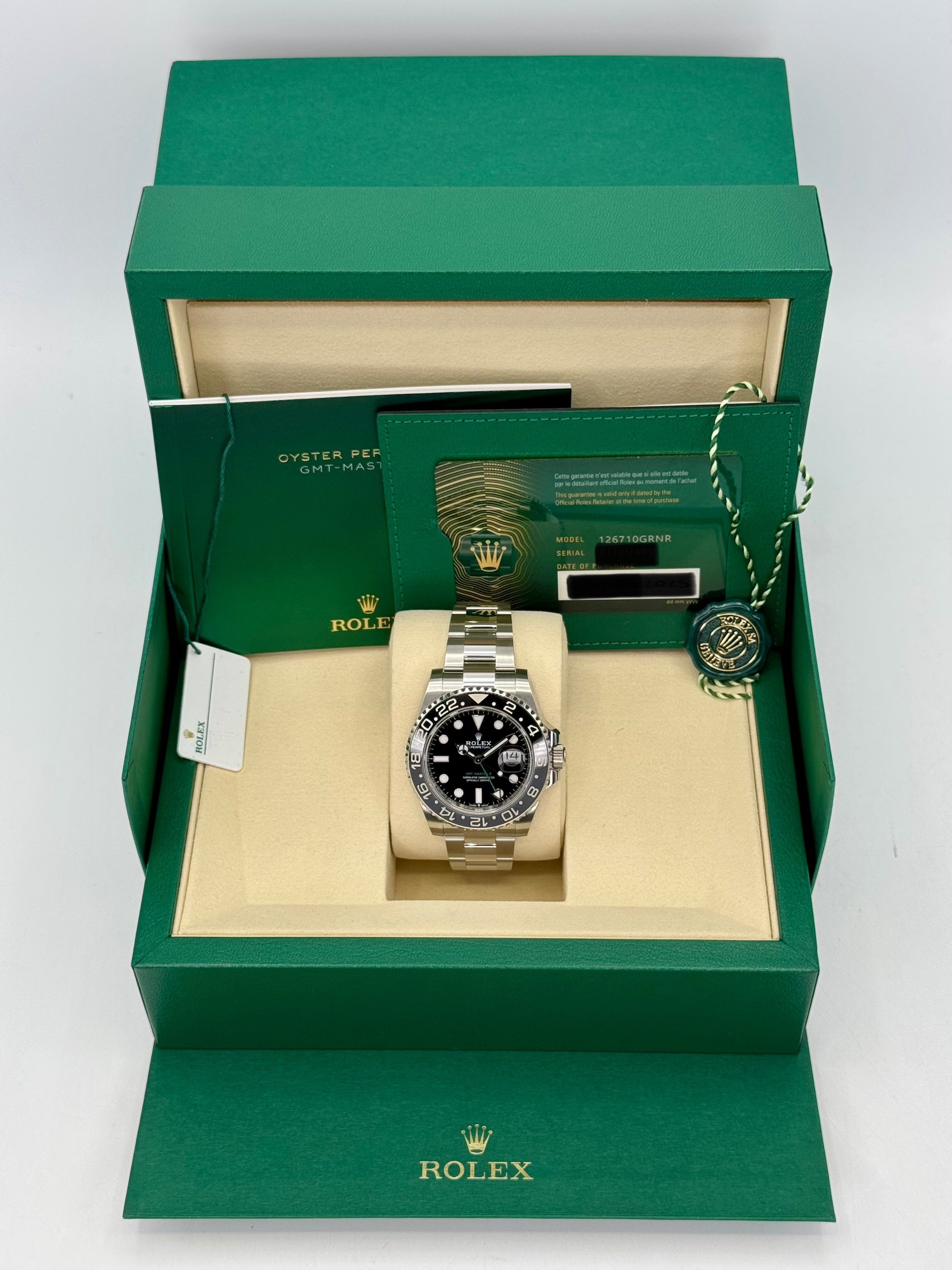 NEW 2025 Rolex GMT-Master II "Bruce Wayne" 40mm 126710GRNR Oyster - MyWatchLLC