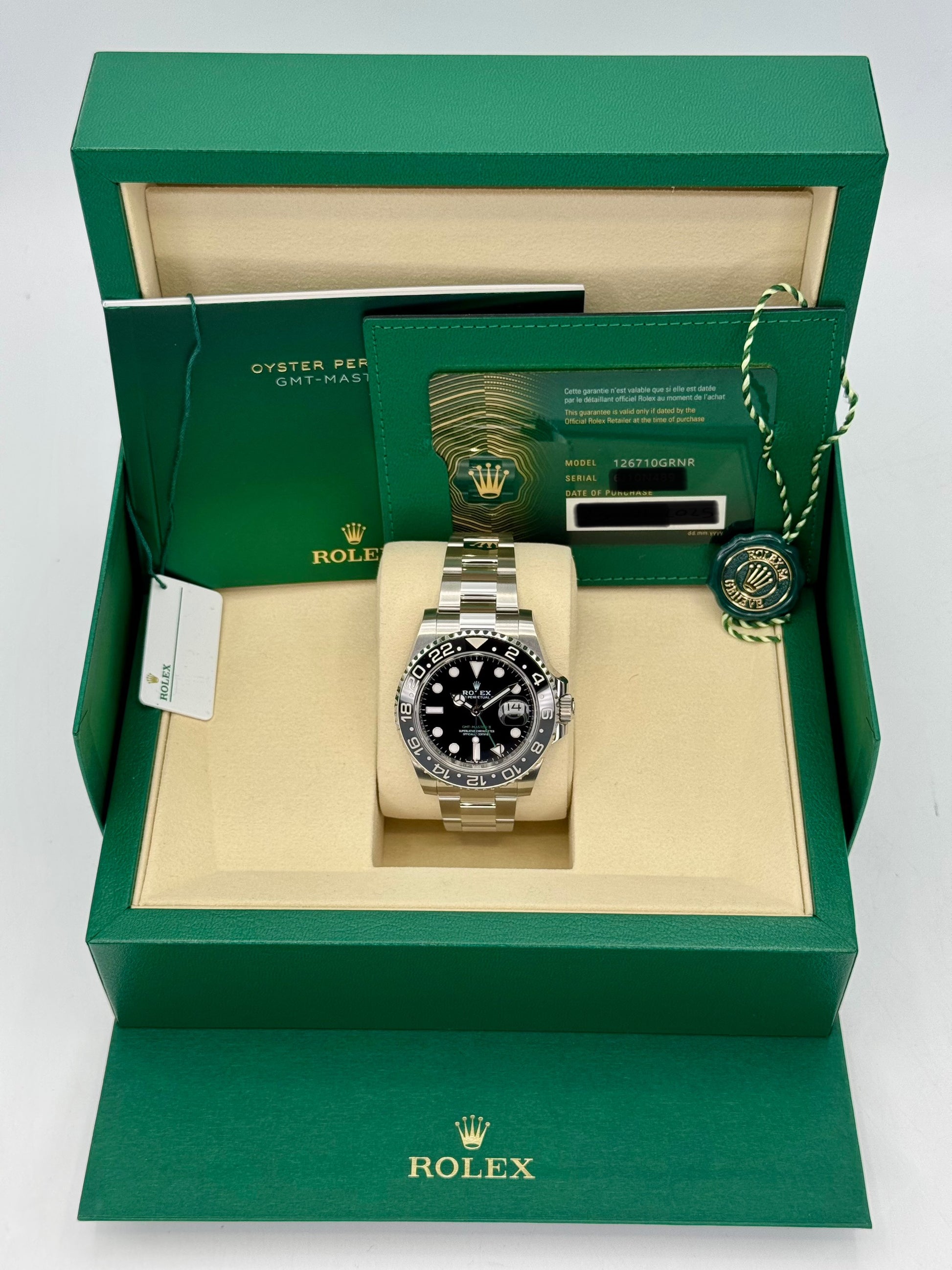 NEW 2025 Rolex GMT-Master II "Bruce Wayne" 40mm 126710GRNR Oyster - MyWatchLLC