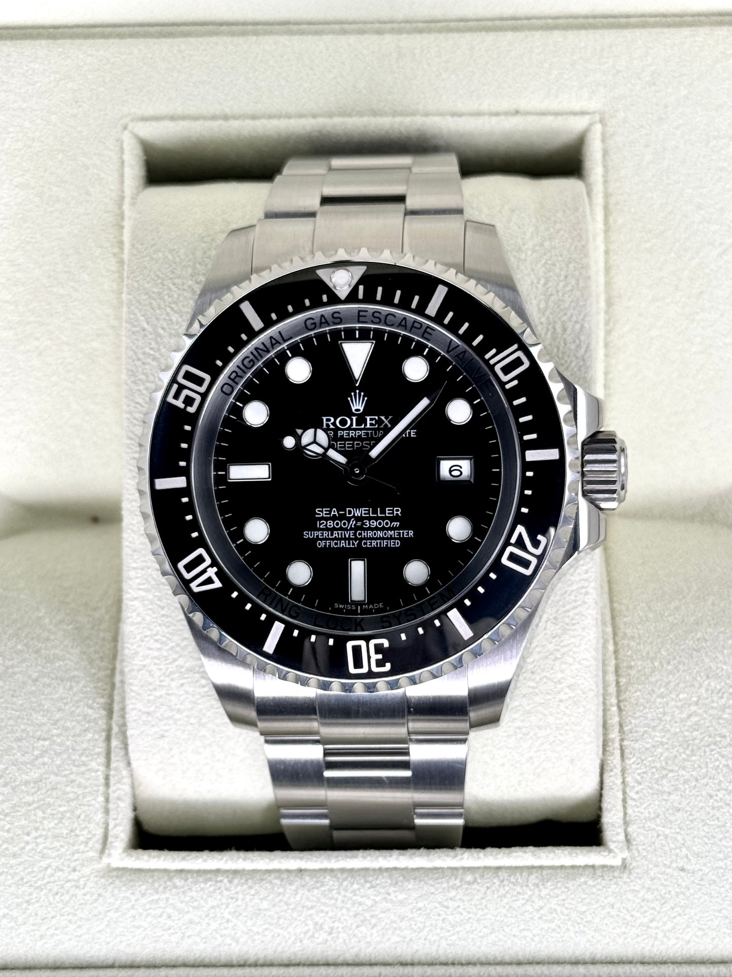 2008 Rolex Sea-Dweller Deepsea 44mm 116660 Stainless Steel Black Dial - MyWatchLLC