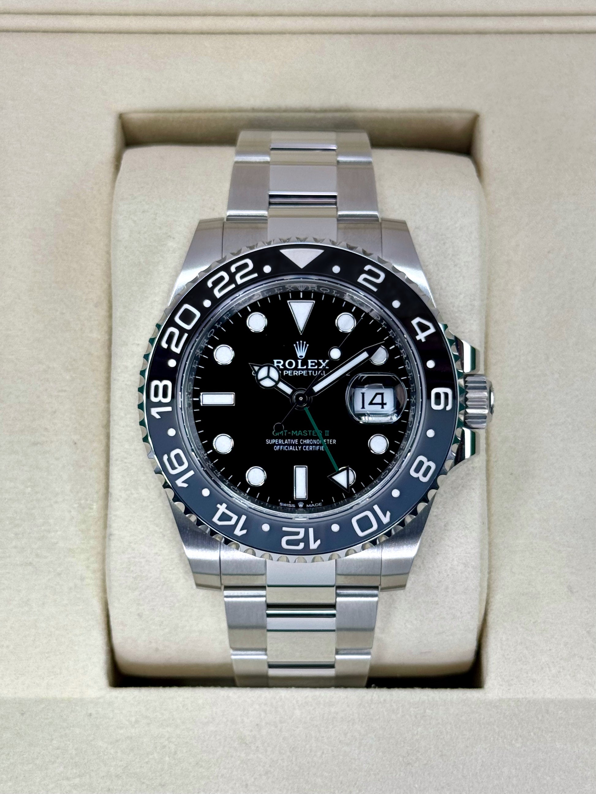 NEW 2025 Rolex GMT-Master II "Bruce Wayne" 40mm 126710GRNR Oyster - MyWatchLLC