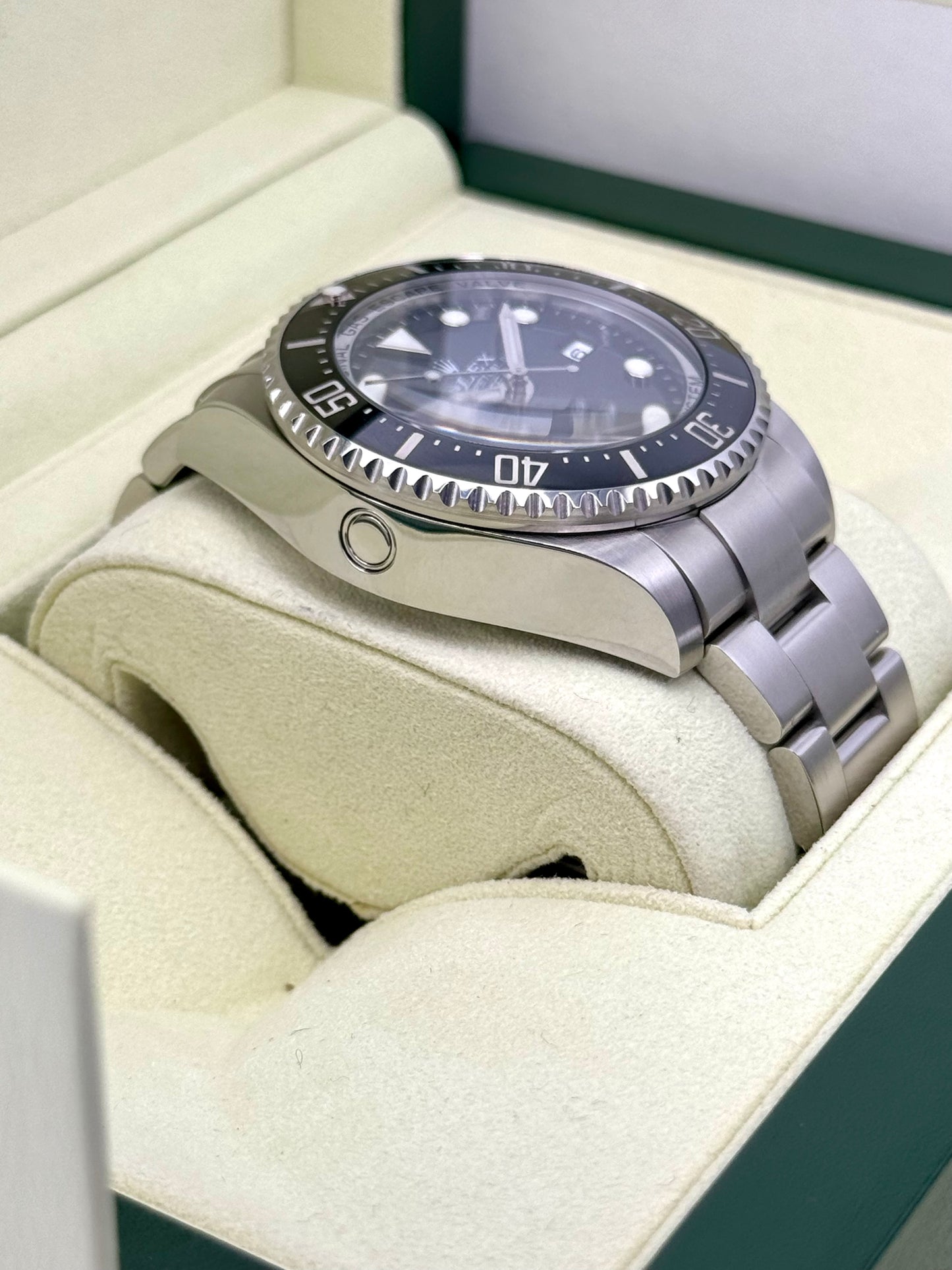 2008 Rolex Sea-Dweller Deepsea 44mm 116660 Stainless Steel Black Dial - MyWatchLLC