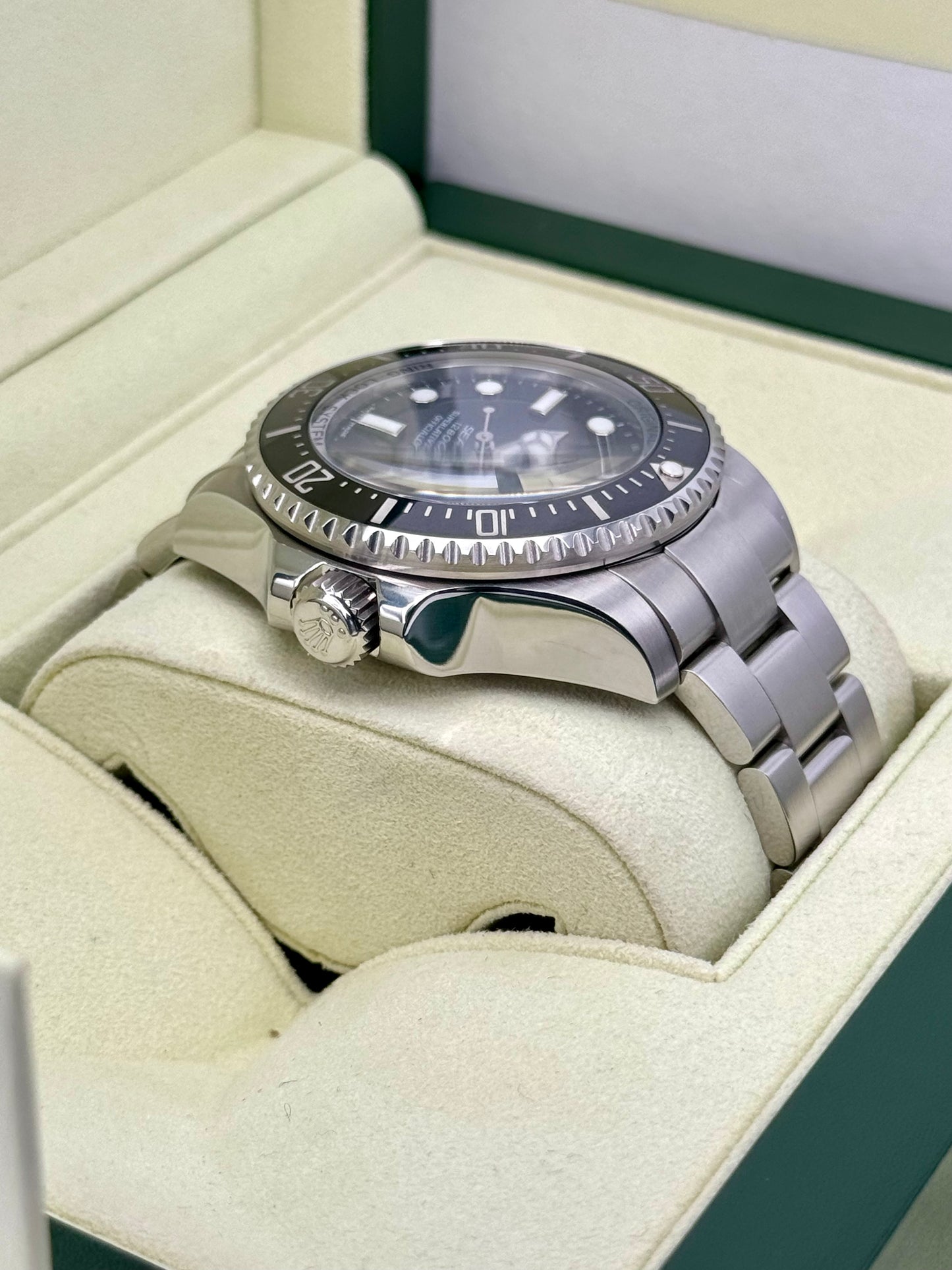 2008 Rolex Sea-Dweller Deepsea 44mm 116660 Stainless Steel Black Dial - MyWatchLLC