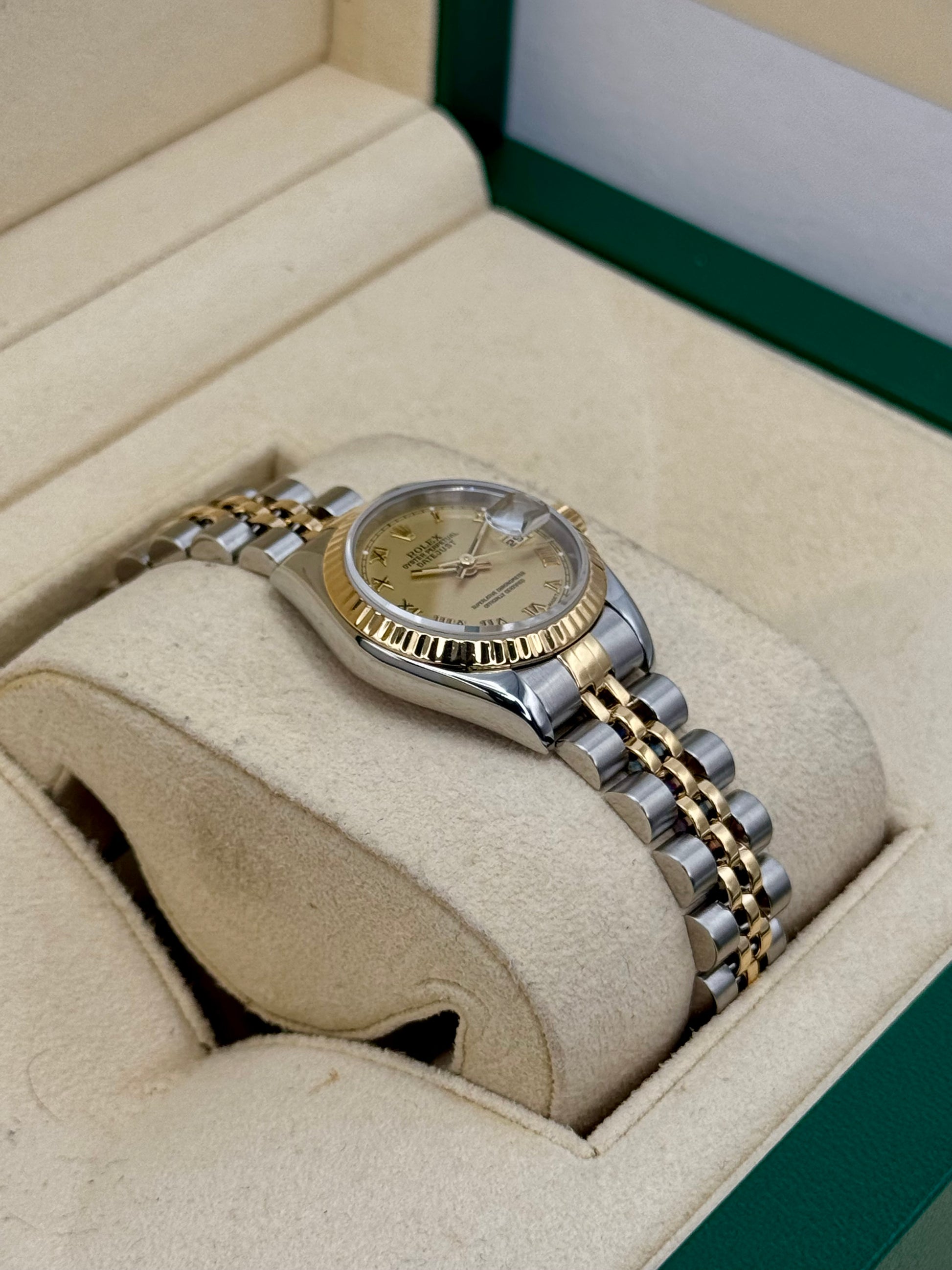 1997 Rolex Lady Datejust 26mm 69173 Two-Tone Jubilee Champagne Dial - MyWatchLLC