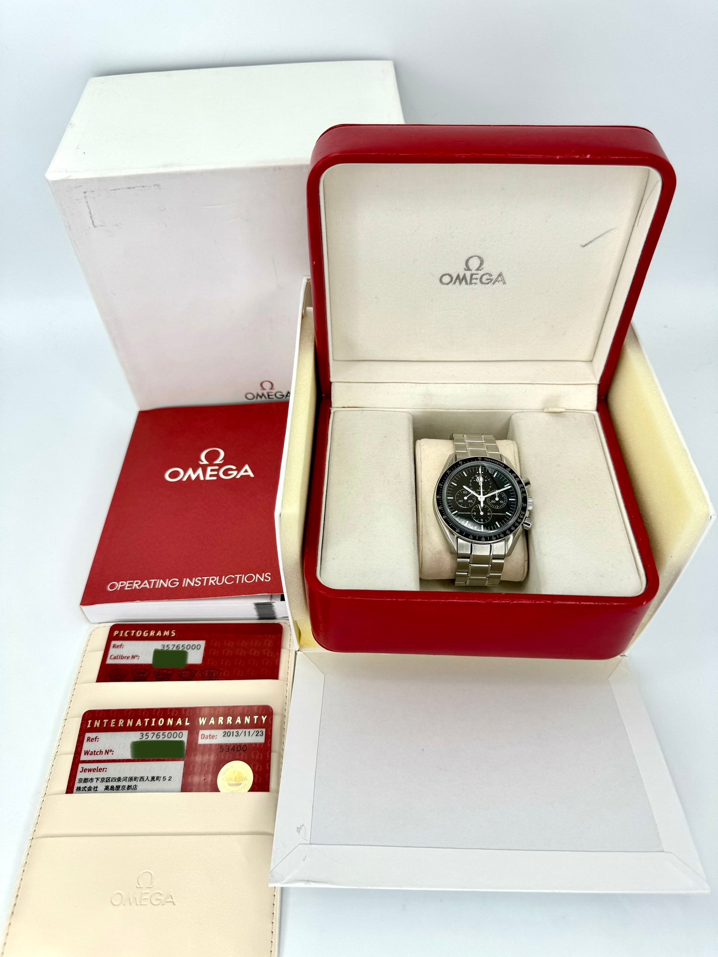 2013 Omega Speedmaster 42mm 3576.50.00 Professional Moonphase - MyWatchLLC