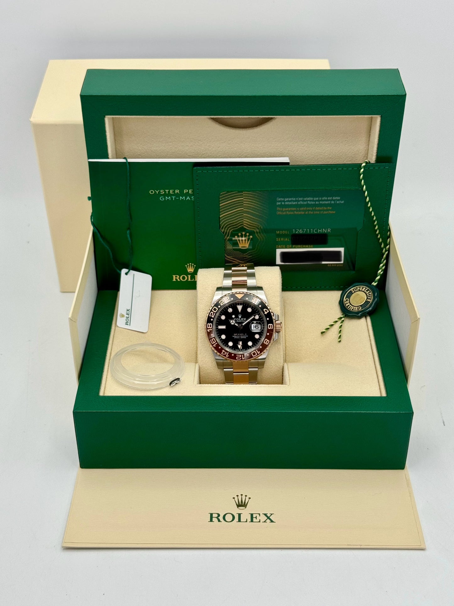 2024 Rolex GMT-Master II "Rootbeer" 40mm 126711CHNR Two-Tone