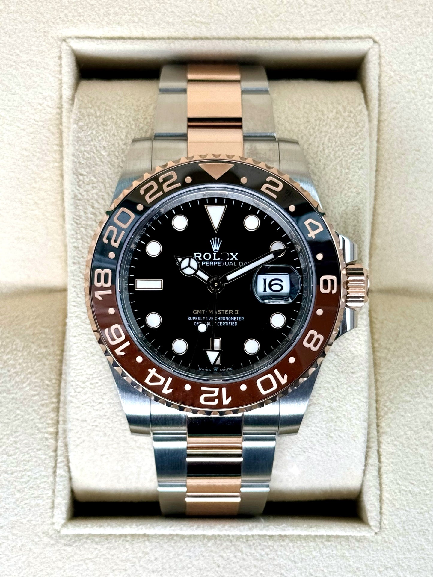 2024 Rolex GMT-Master II "Rootbeer" 40mm 126711CHNR Two-Tone