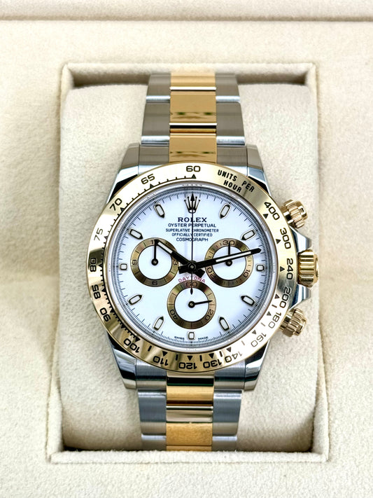 2023 Rolex Daytona 40mm 116503 Two-Tone White Dial - MyWatchLLC