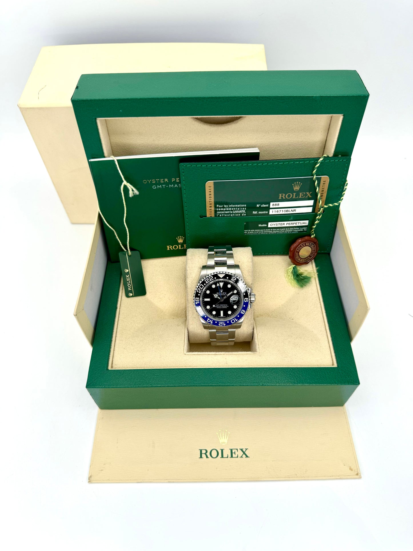 2014 Rolex GMT-Master II “Batman” 40mm 116710BLNR Oyster Black Dial - MyWatchLLC