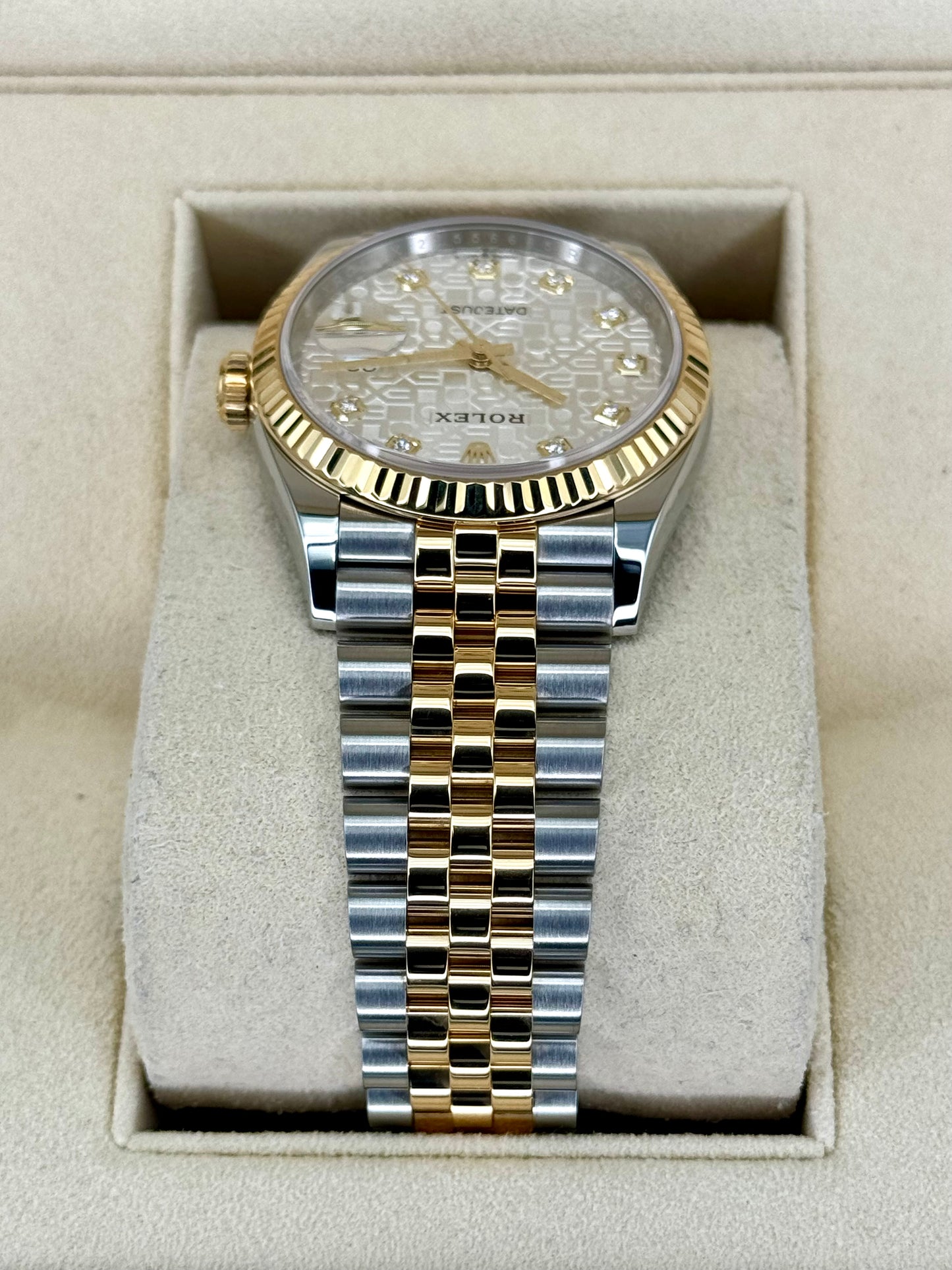 2020 Rolex Datejust 36mm 126233 Two-Tone 10 Diamond Anniversary Dial - MyWatchLLC