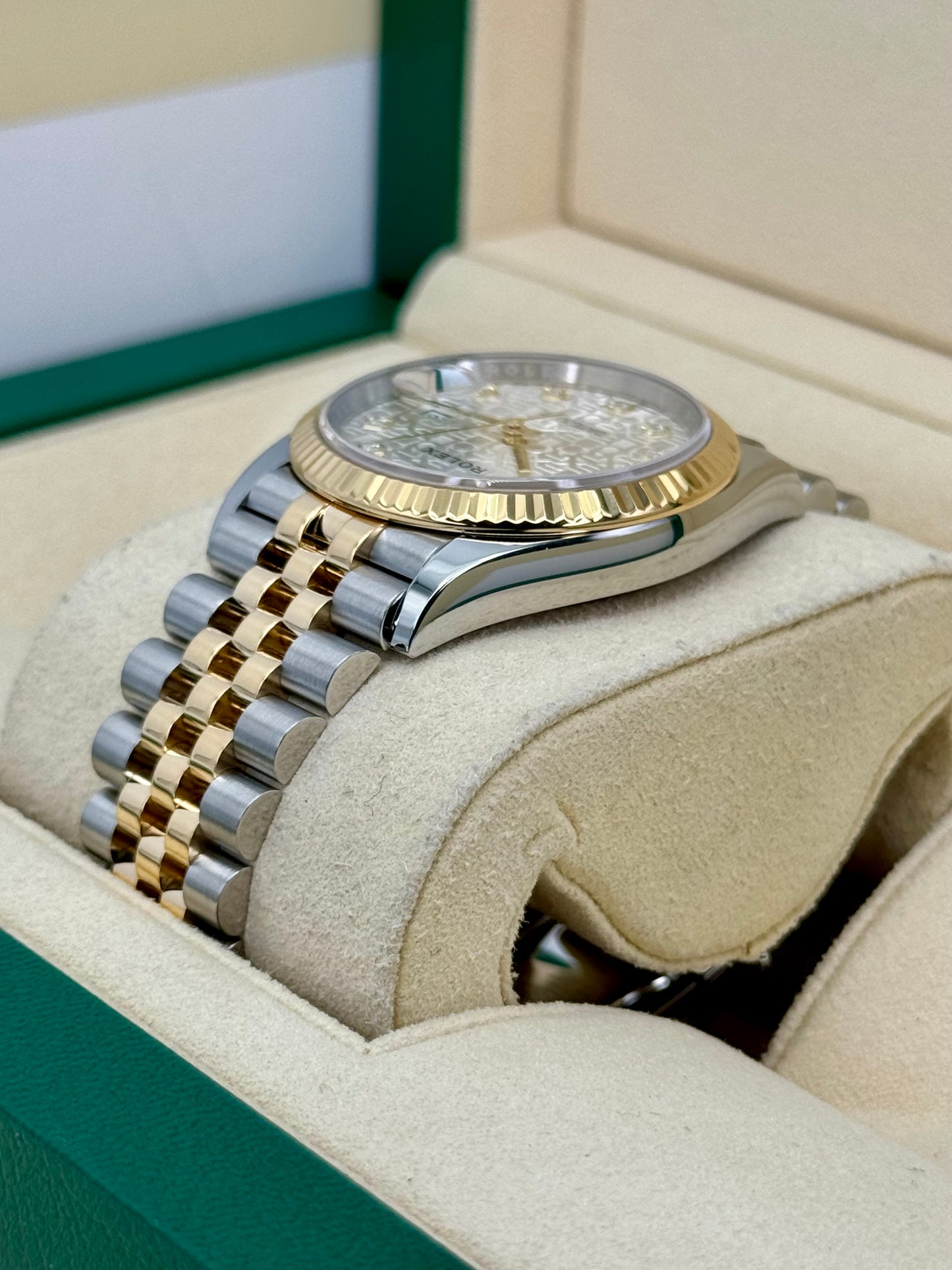 2020 Rolex Datejust 36mm 126233 Two-Tone 10 Diamond Anniversary Dial - MyWatchLLC