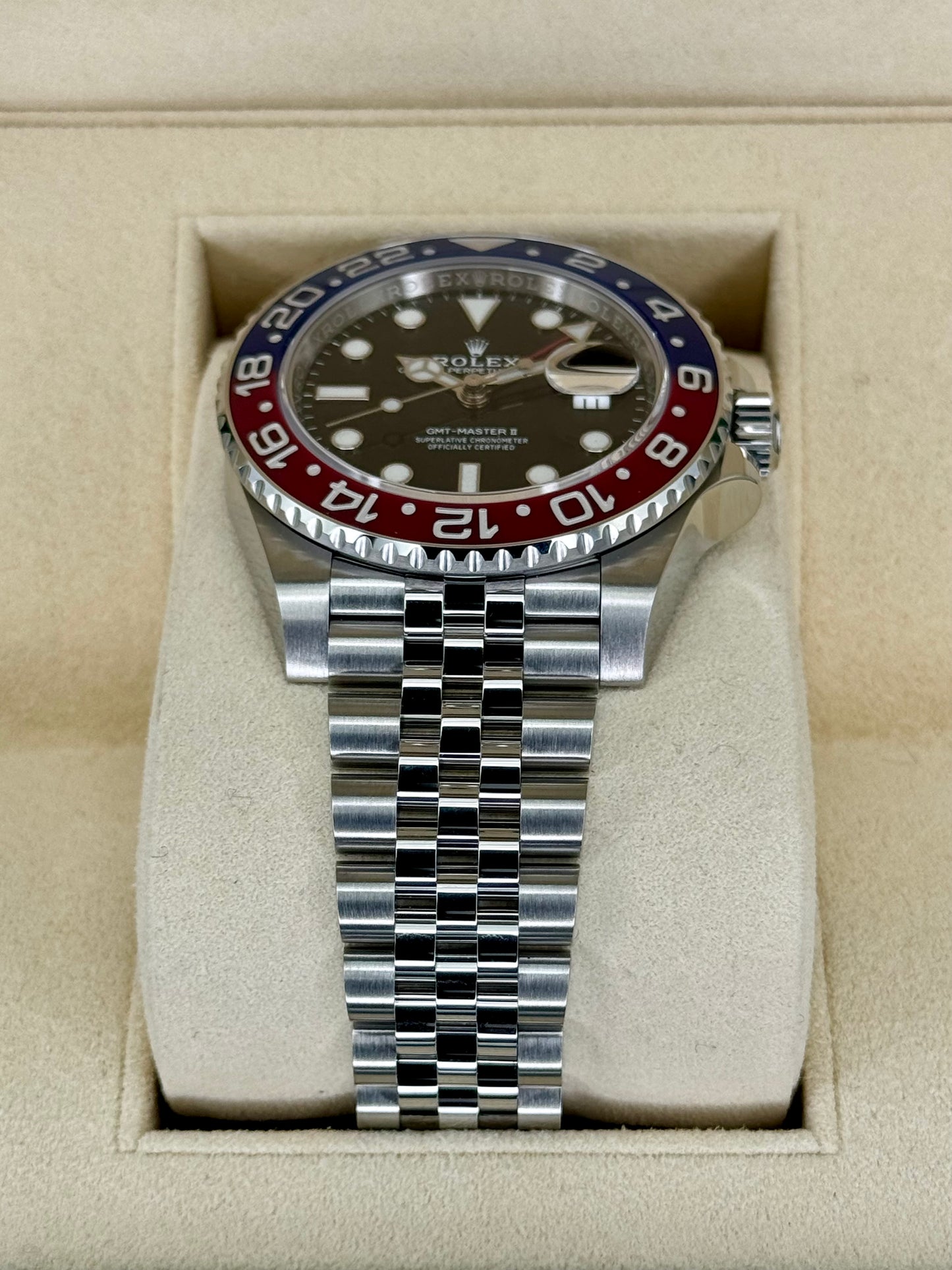 NEW 2019 GMT-Master II “Pepsi” 40mm 126710BLRO Jubilee Black Dial - MyWatchLLC