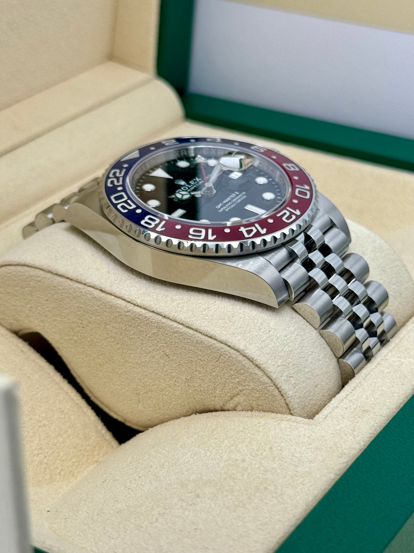 NEW 2019 GMT-Master II “Pepsi” 40mm 126710BLRO Jubilee Black Dial - MyWatchLLC