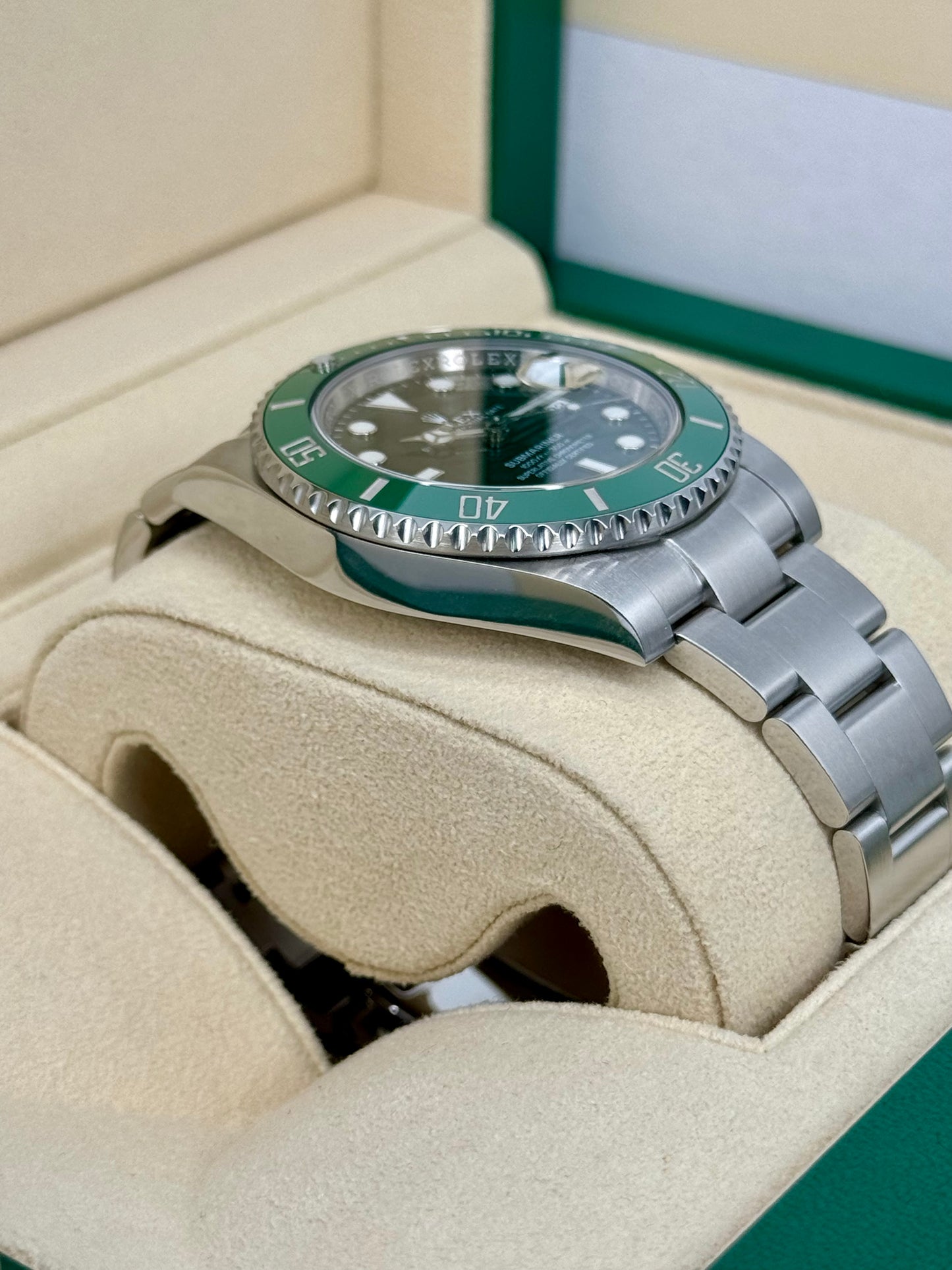 2015 Rolex Submariner Date "Hulk" 40mm 116610LV Green Dial - MyWatchLLC