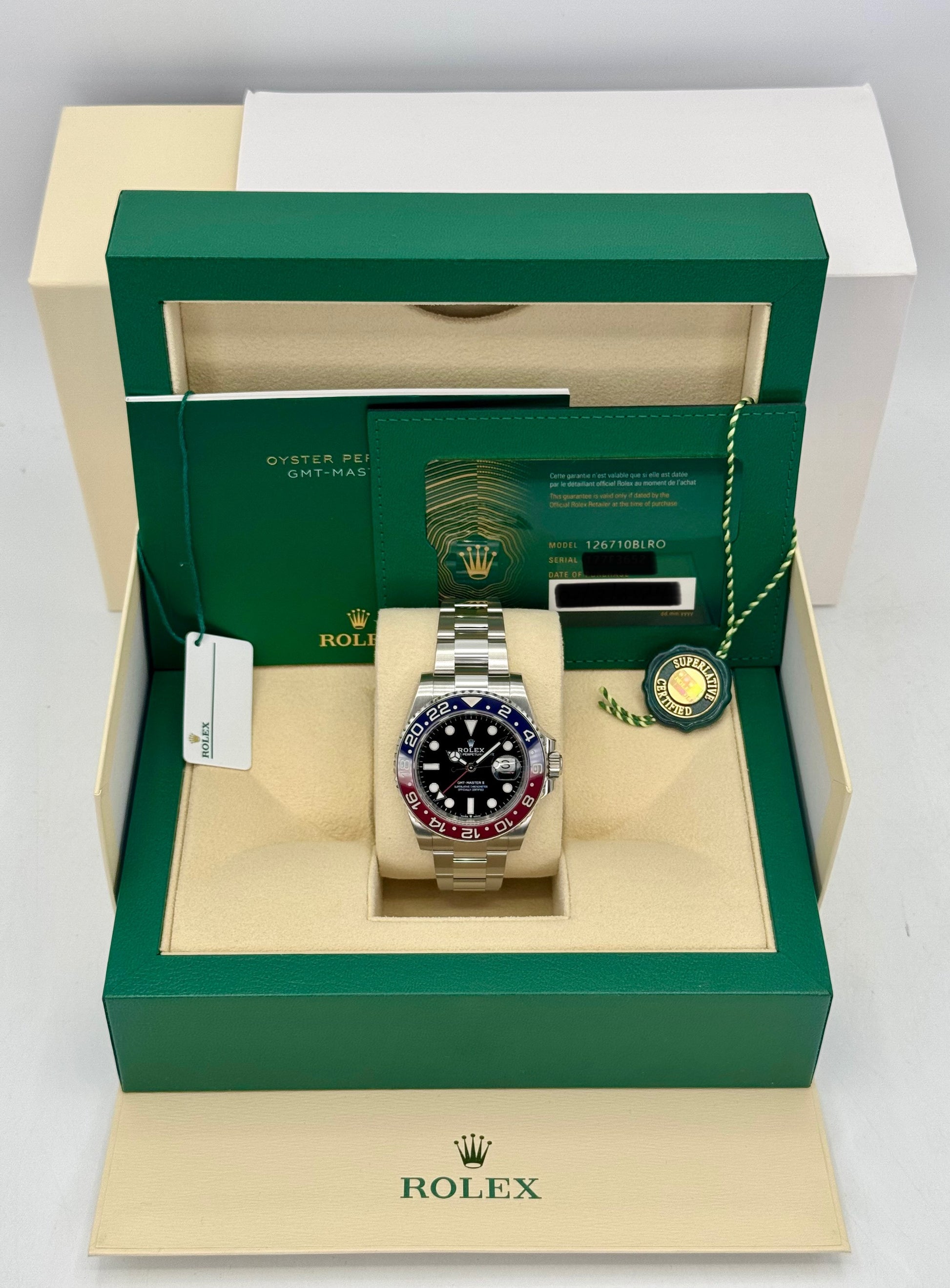 2024 Rolex GMT-Master II "Pepsi" 40mm 126710BLRO Oyster - MyWatchLLC