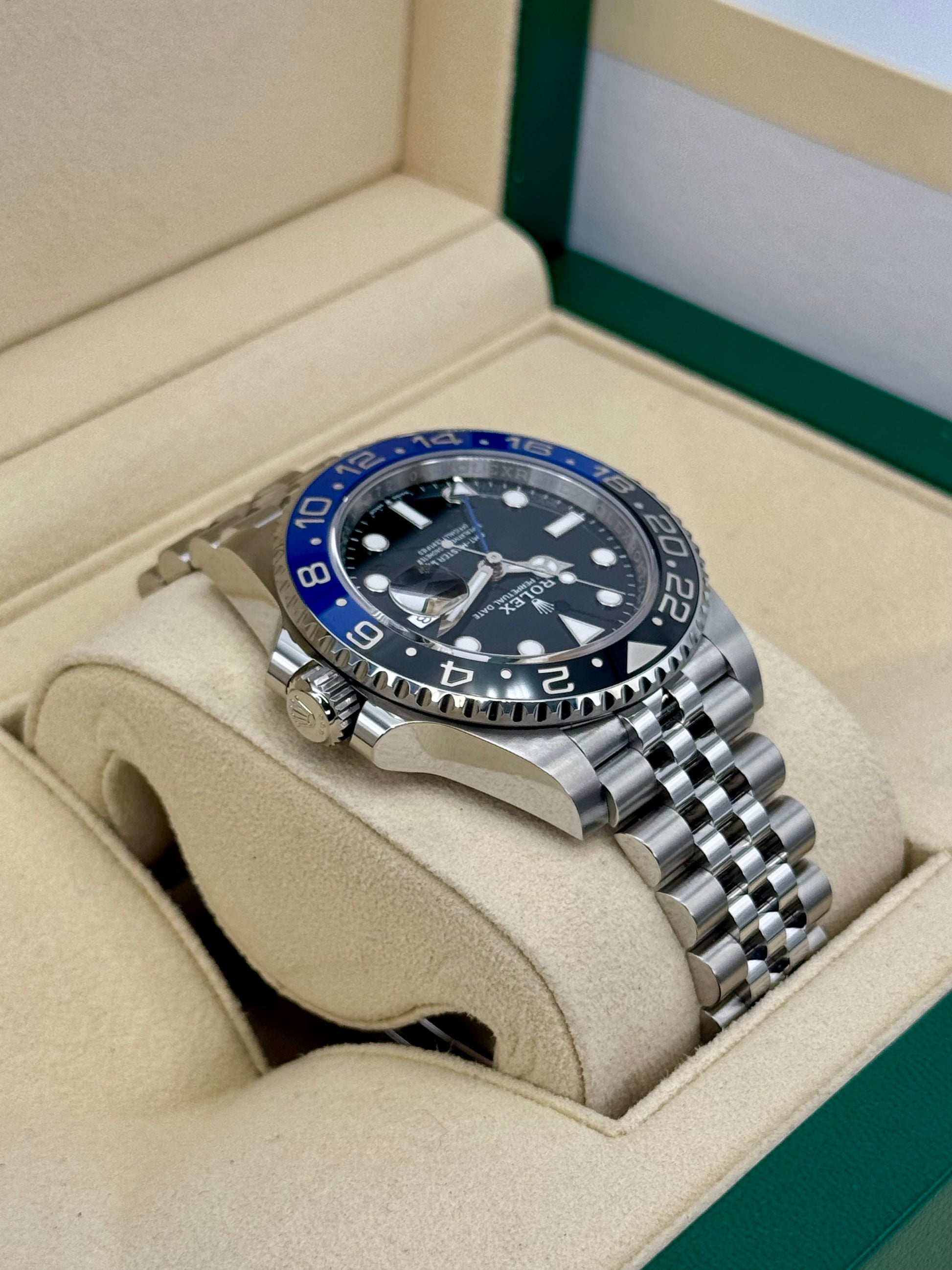 NEW 2025 Rolex GMT-Master II "Batgirl" 40mm 126710BLNR Jubilee - MyWatchLLC