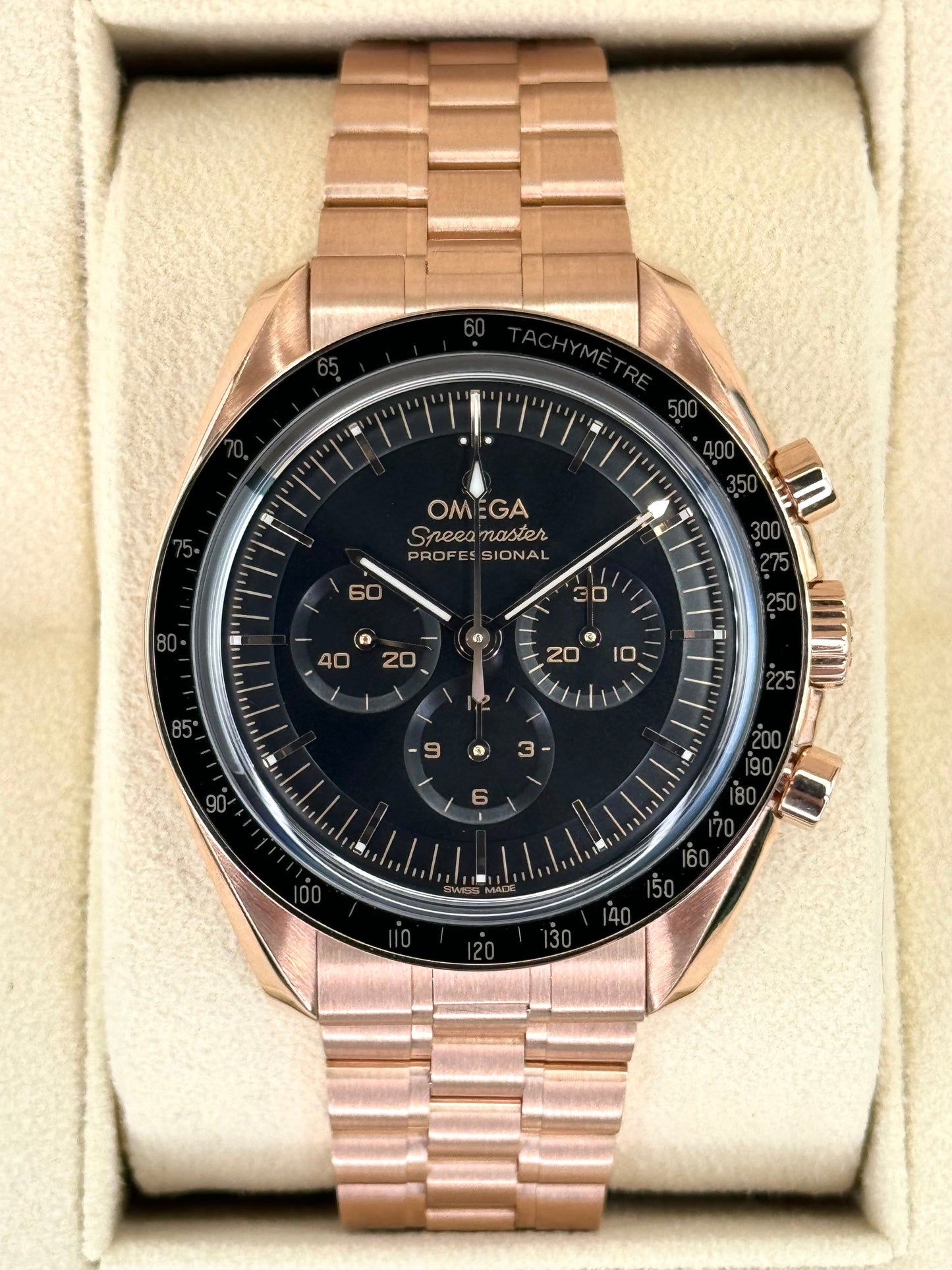 2023 Omega Speedmaster 42mm 310.60.42.50.01.001 Moonwatch Black Dial