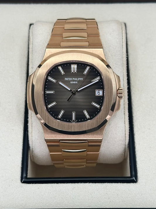Patek Philippe Nautilus 40mm 5711/1R Rose Gold Brown Dial