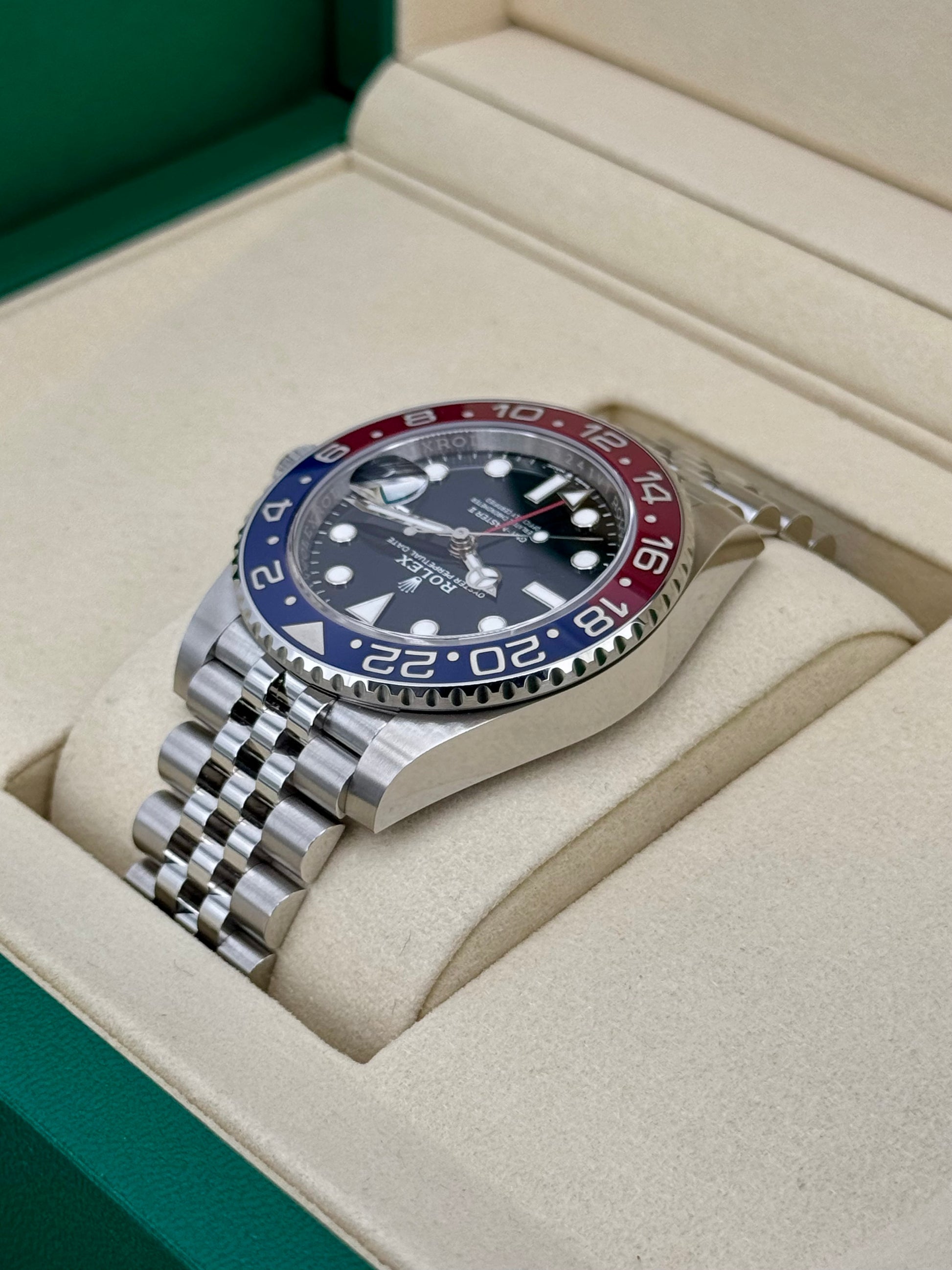 NEW 2025 Rolex GMT-Master II "Pepsi" 40mm 126710BLRO Jubilee - MyWatchLLC