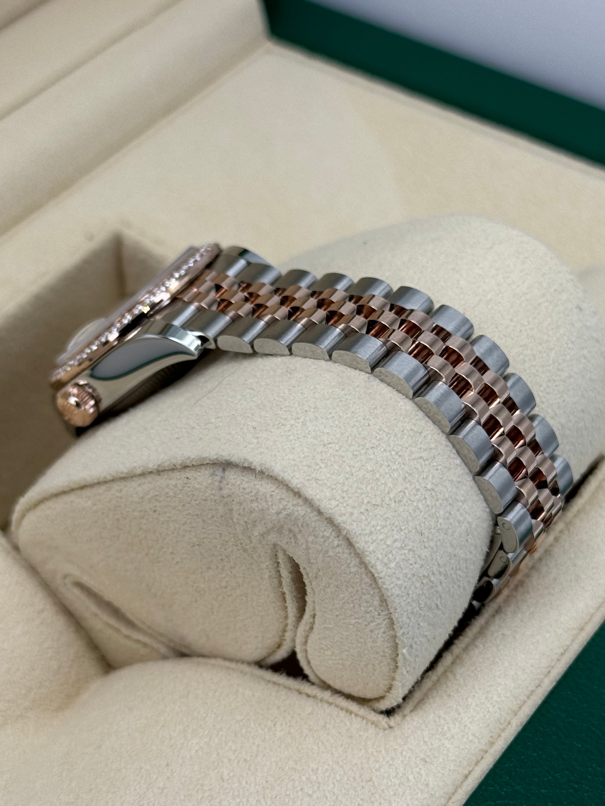 NEW 2023 Rolex Lady-Datejust 28mm Two-Tone MOP Diamond Dial - MyWatchLLC