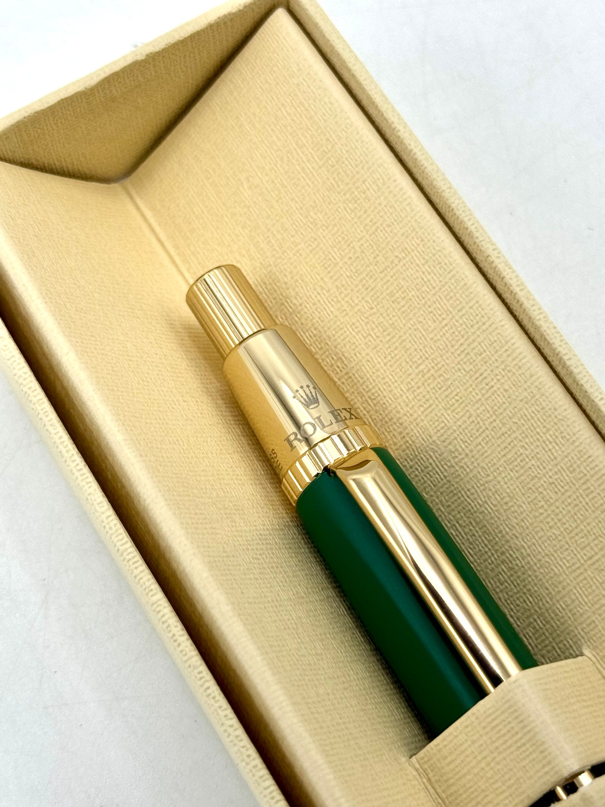 NEW Rolex Ballpoint Pen Green Gold Collectible Pen VIP GIFT - MyWatchLLC