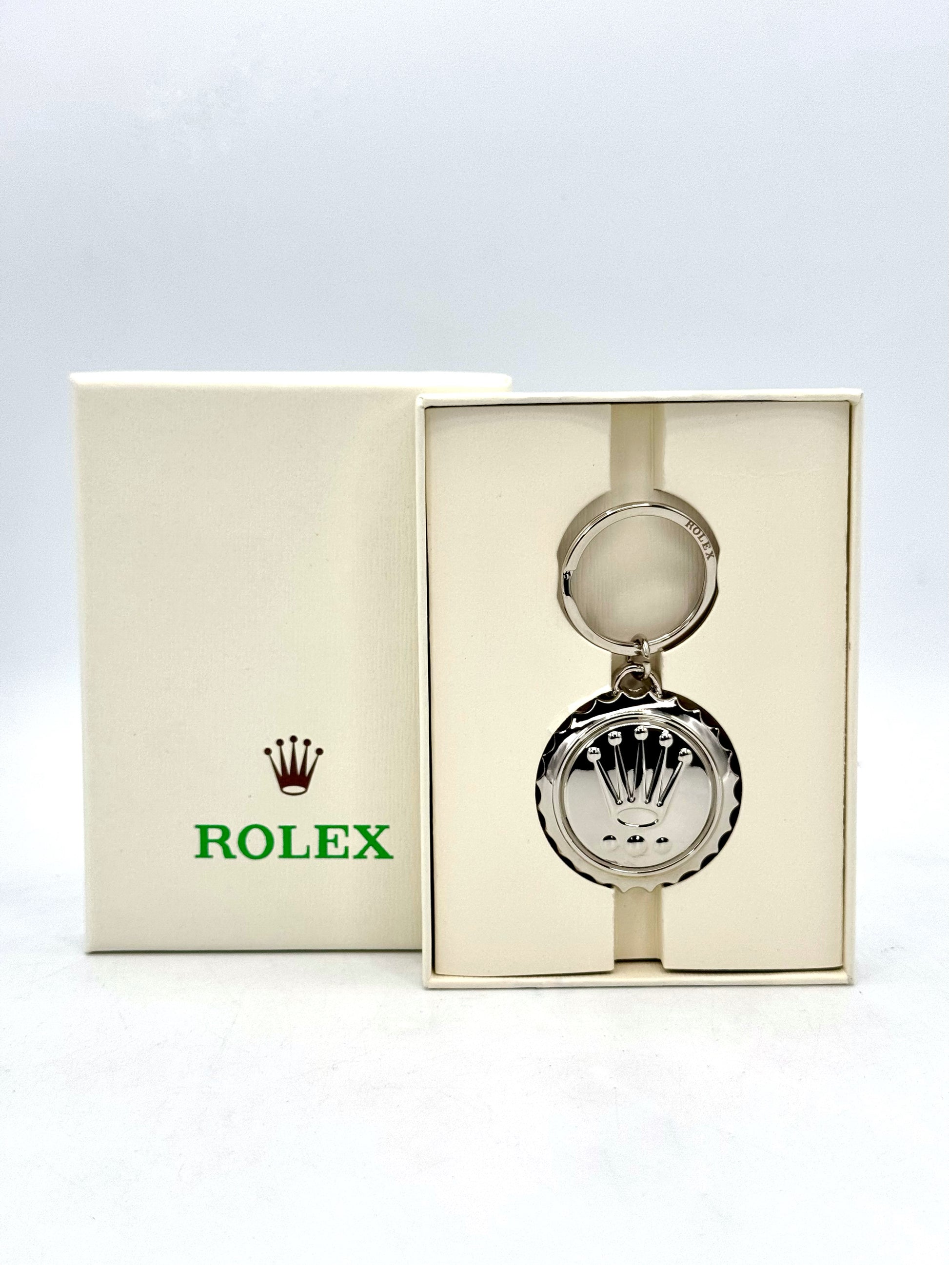 Brand New Rolex Keychain Crown Silver Watch Collectors Gift  Keyring - MyWatchLLC