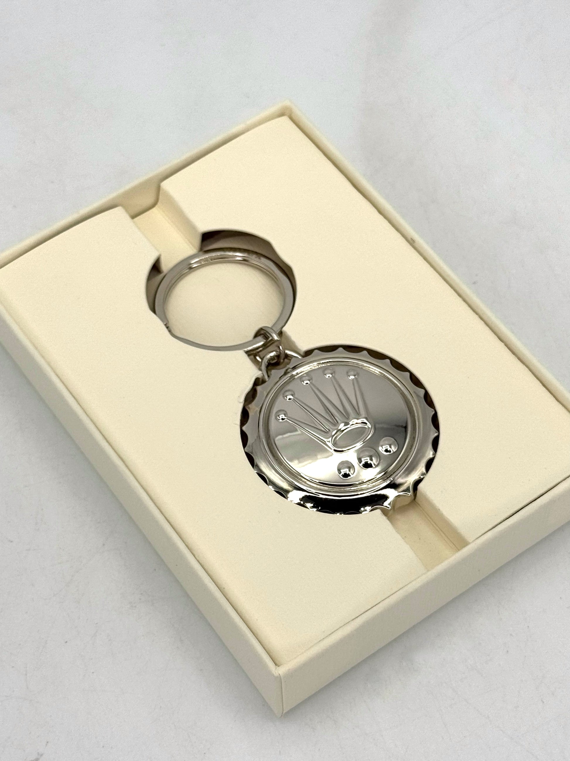 Brand New Rolex Keychain Crown Silver Watch Collectors Gift  Keyring - MyWatchLLC