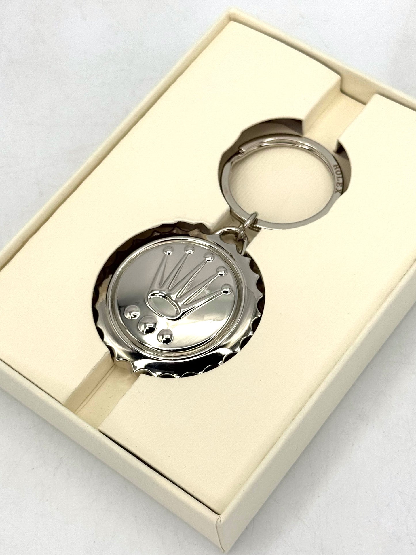 Brand New Rolex Keychain Crown Silver Watch Collectors Gift  Keyring - MyWatchLLC