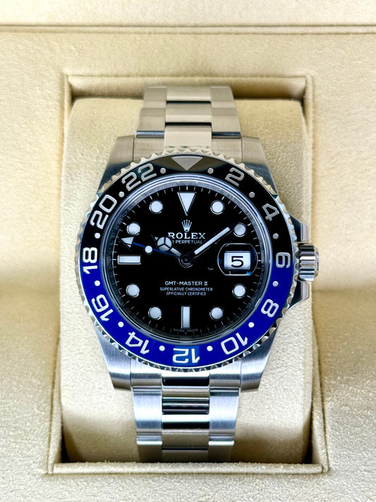 2017 Rolex GMT-Master II "Batman" 40mm 116710BLNR Oyster Black Dial - MyWatchLLC