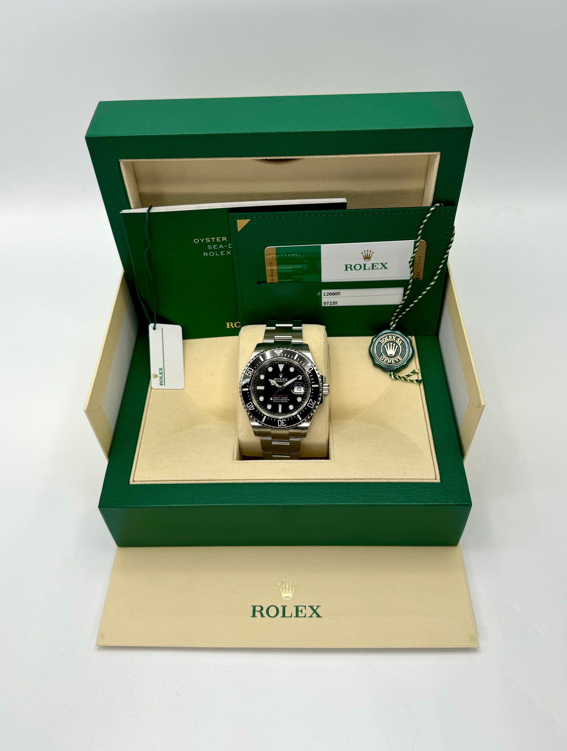 2019 Rolex Sea-Dweller 43mm 126600 Stainless Steel Black Dial - MyWatchLLC