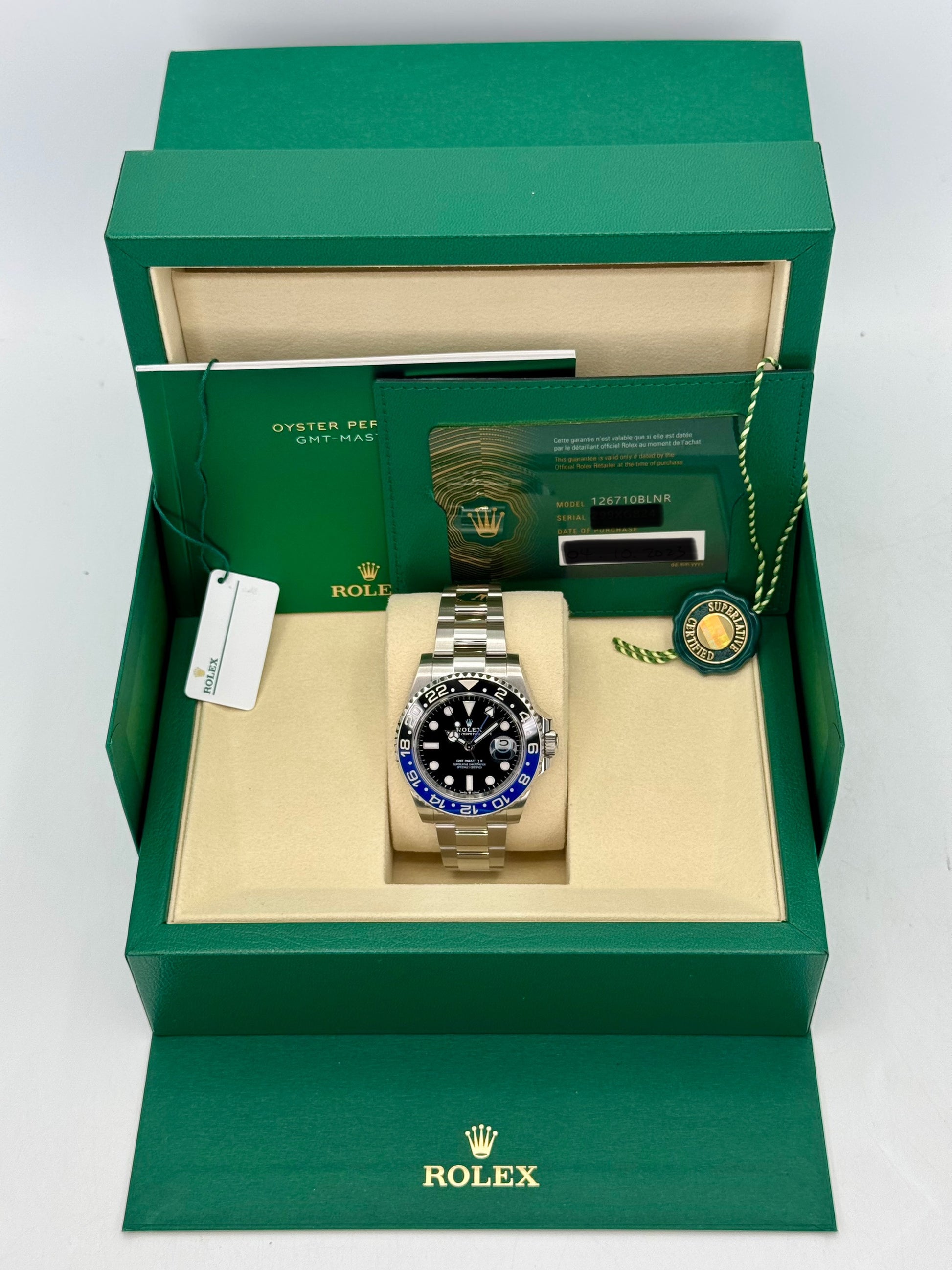 NEW 2025 Rolex GMT-Master II "Batman" 40mm 126710BLNR Oyster - MyWatchLLC