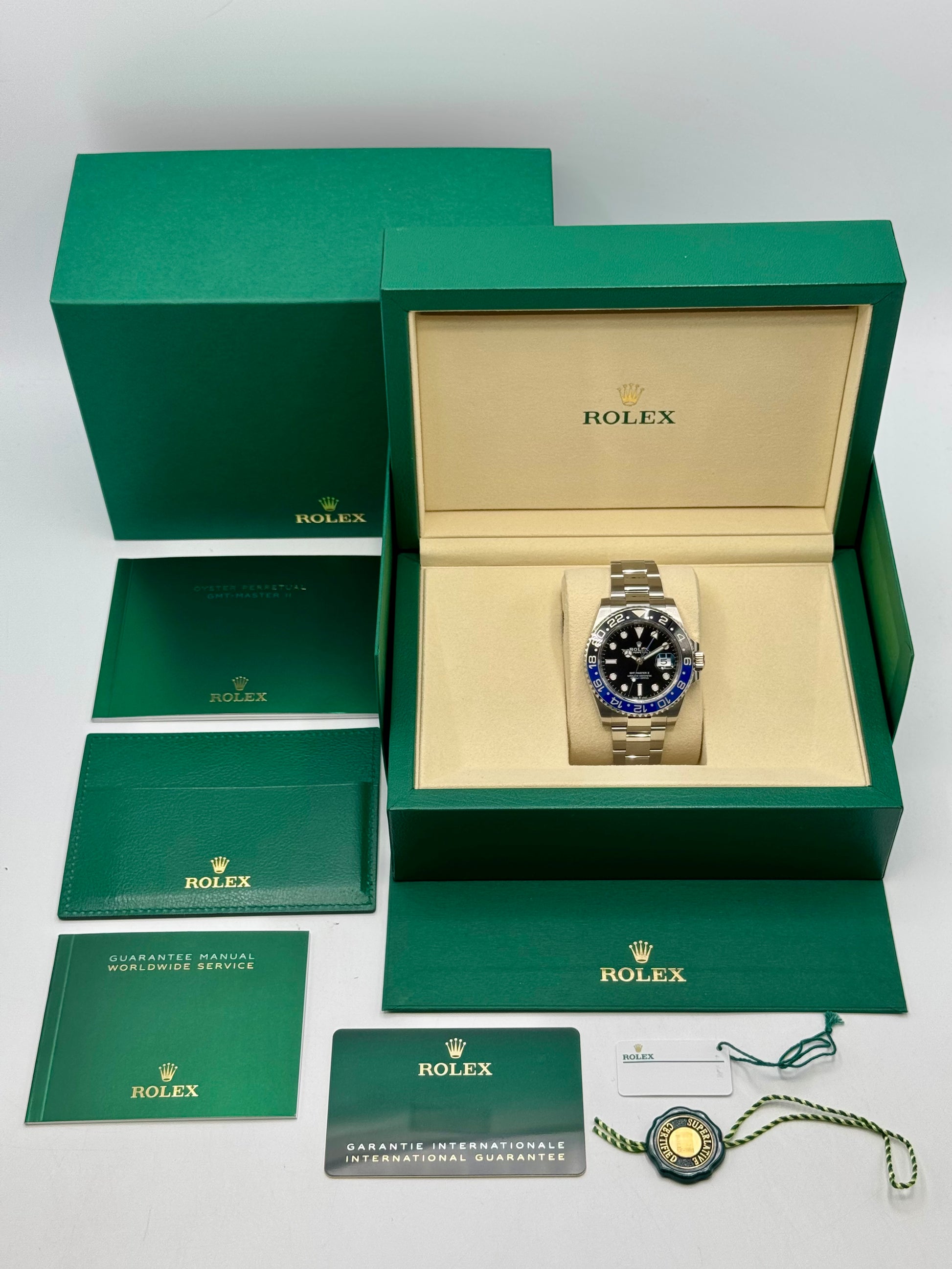 2025 Rolex GMT-Master II "Batman" 40mm 126710BLNR Oyster - MyWatchLLC