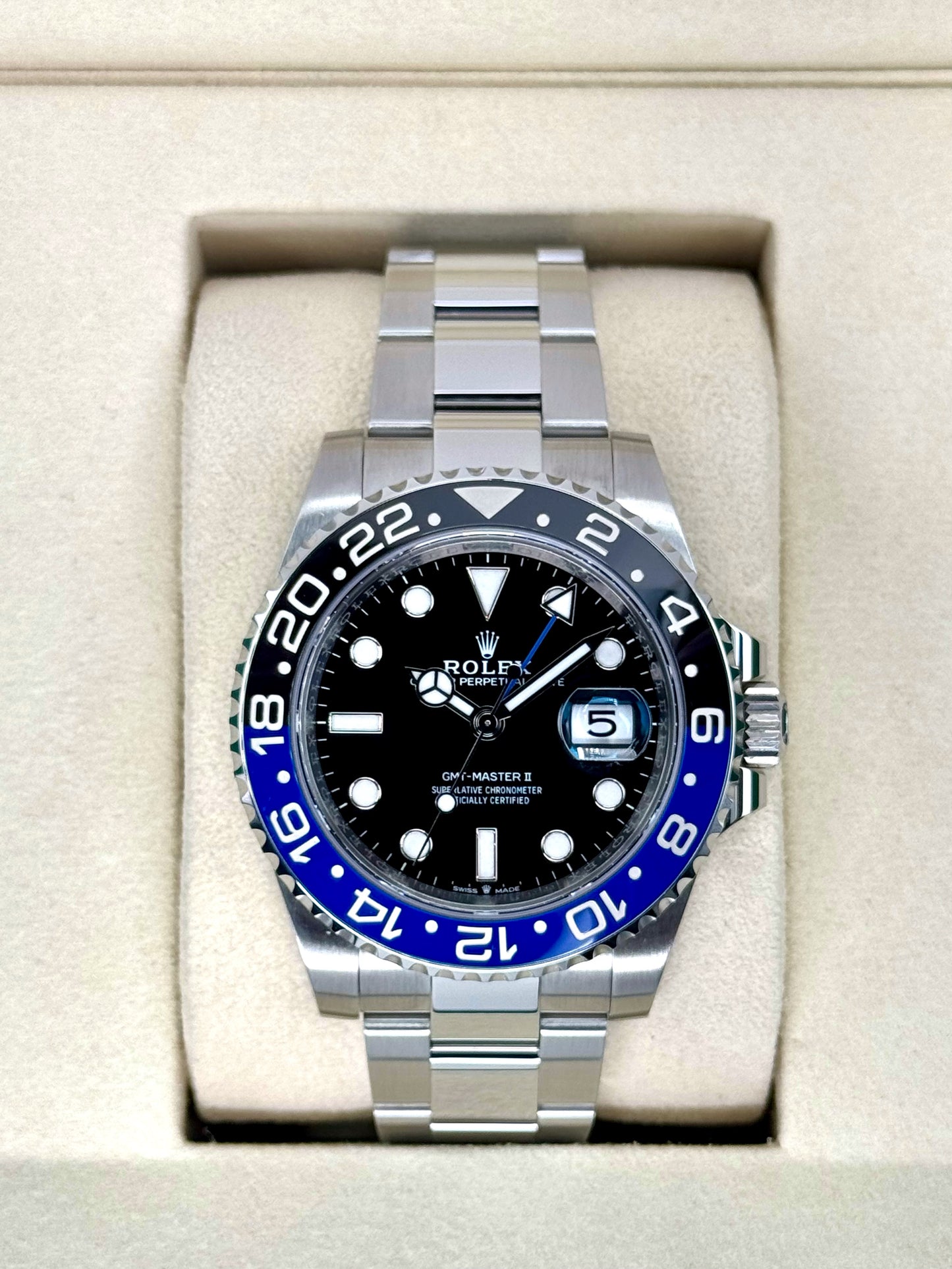 NEW 2025 Rolex GMT-Master II "Batman" 40mm 126710BLNR Oyster - MyWatchLLC