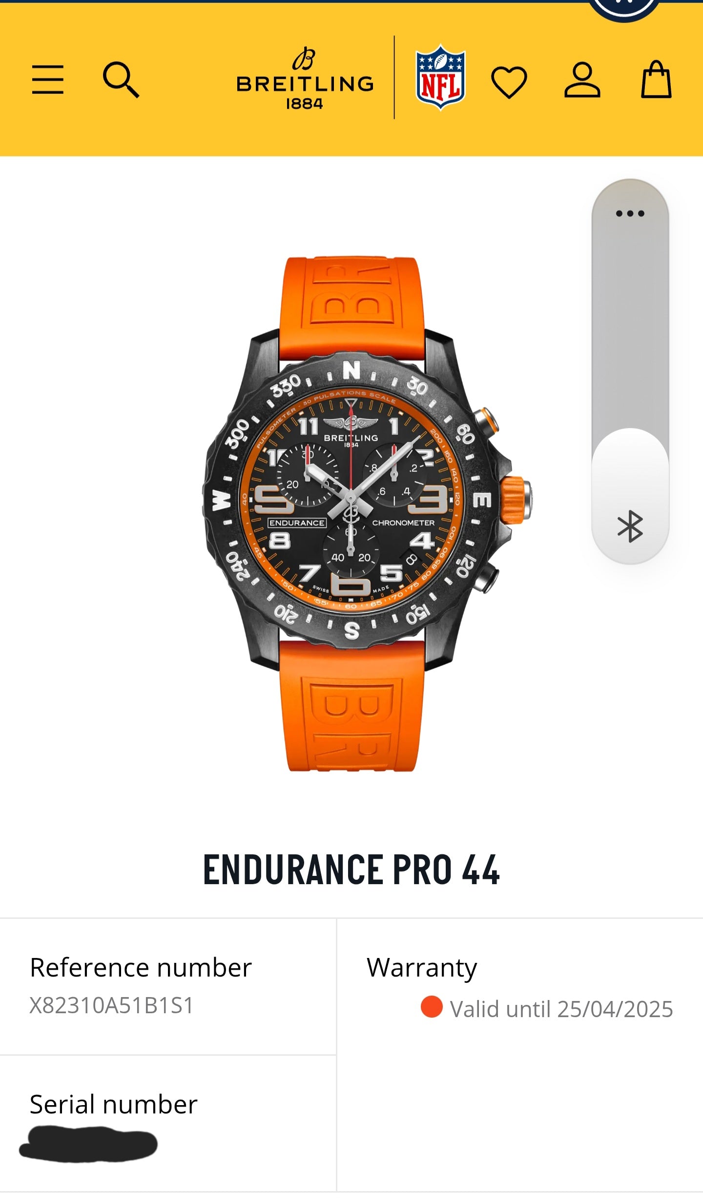 2023 Breitling Endurance Pro 44mm X82310 Plastic Black Dial