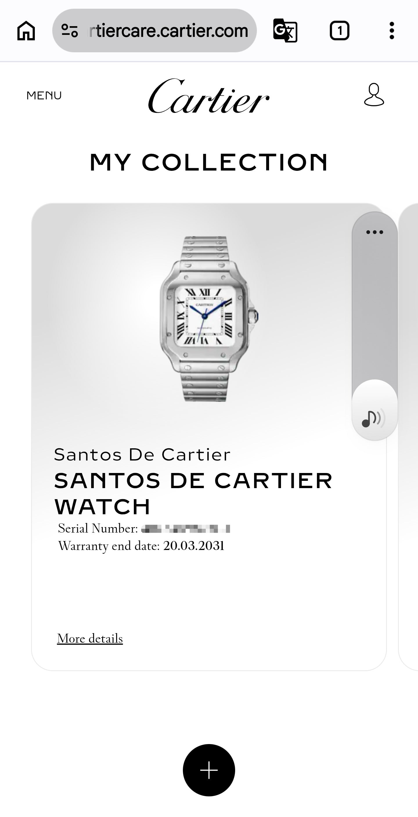 2023 Cartier Santos De Cartier 35.1mm WSSA0029 Stainless Steel White Dial