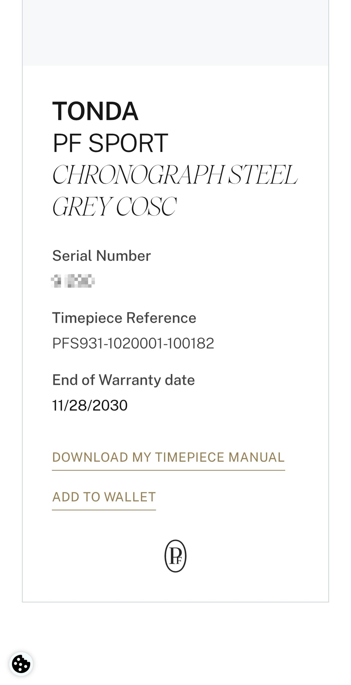 2025 Parmigiani Fleurier Tonda Pf Sport Chronograph 42mm PFS931 Silver Dial - MyWatchLLC