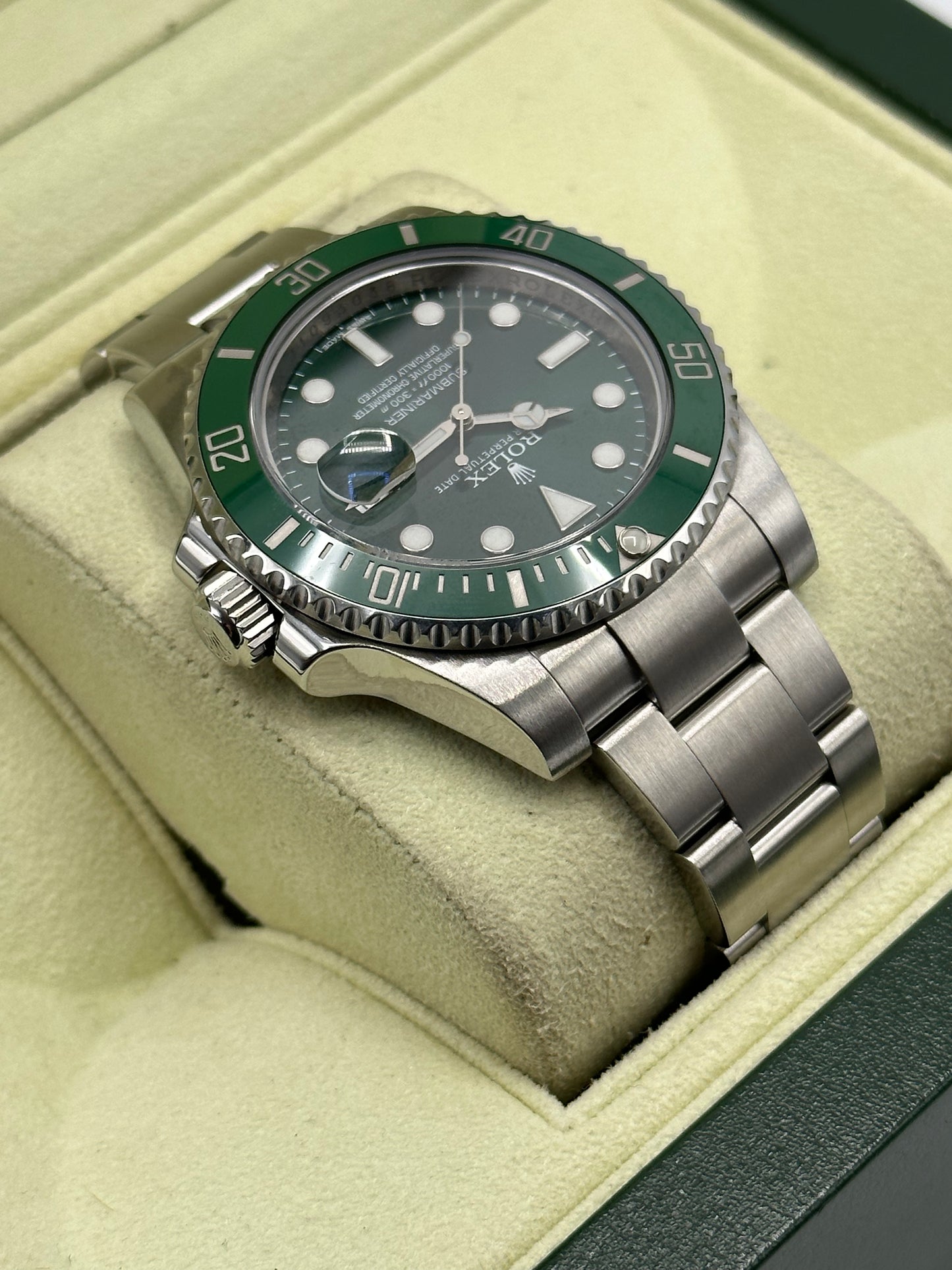 Rolex Submariner "Hulk" 40mm 116610LV Green Dial - MyWatchLLC