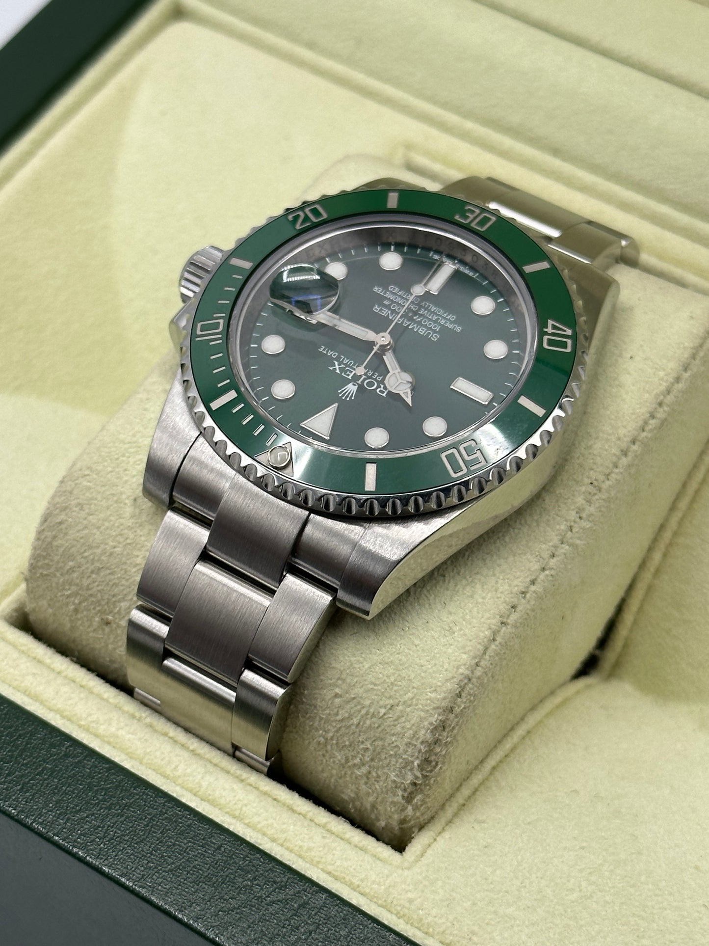 Rolex Submariner "Hulk" 40mm 116610LV Green Dial - MyWatchLLC