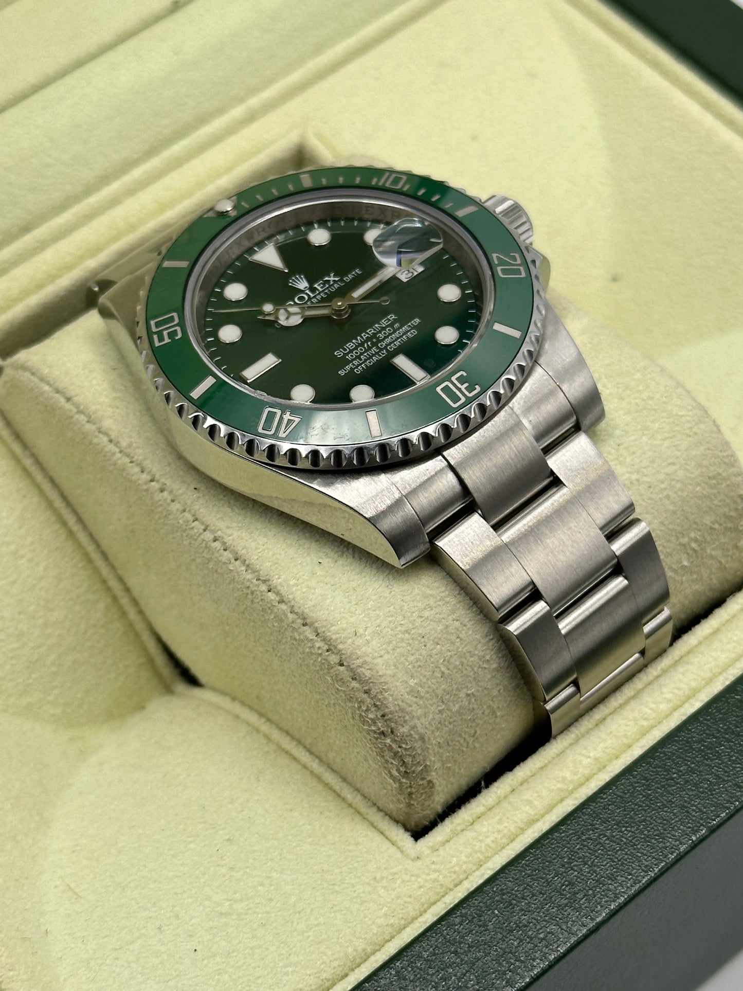 Rolex Submariner "Hulk" 40mm 116610LV Green Dial - MyWatchLLC