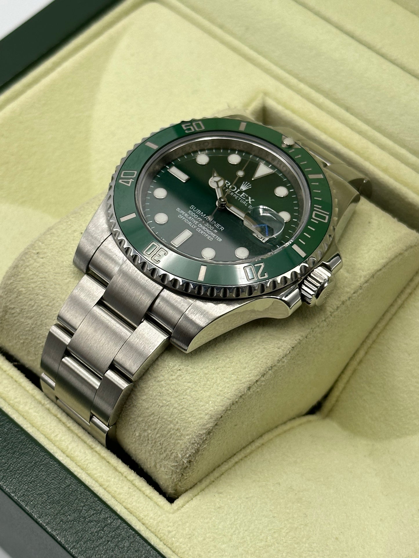 Rolex Submariner "Hulk" 40mm 116610LV Green Dial - MyWatchLLC