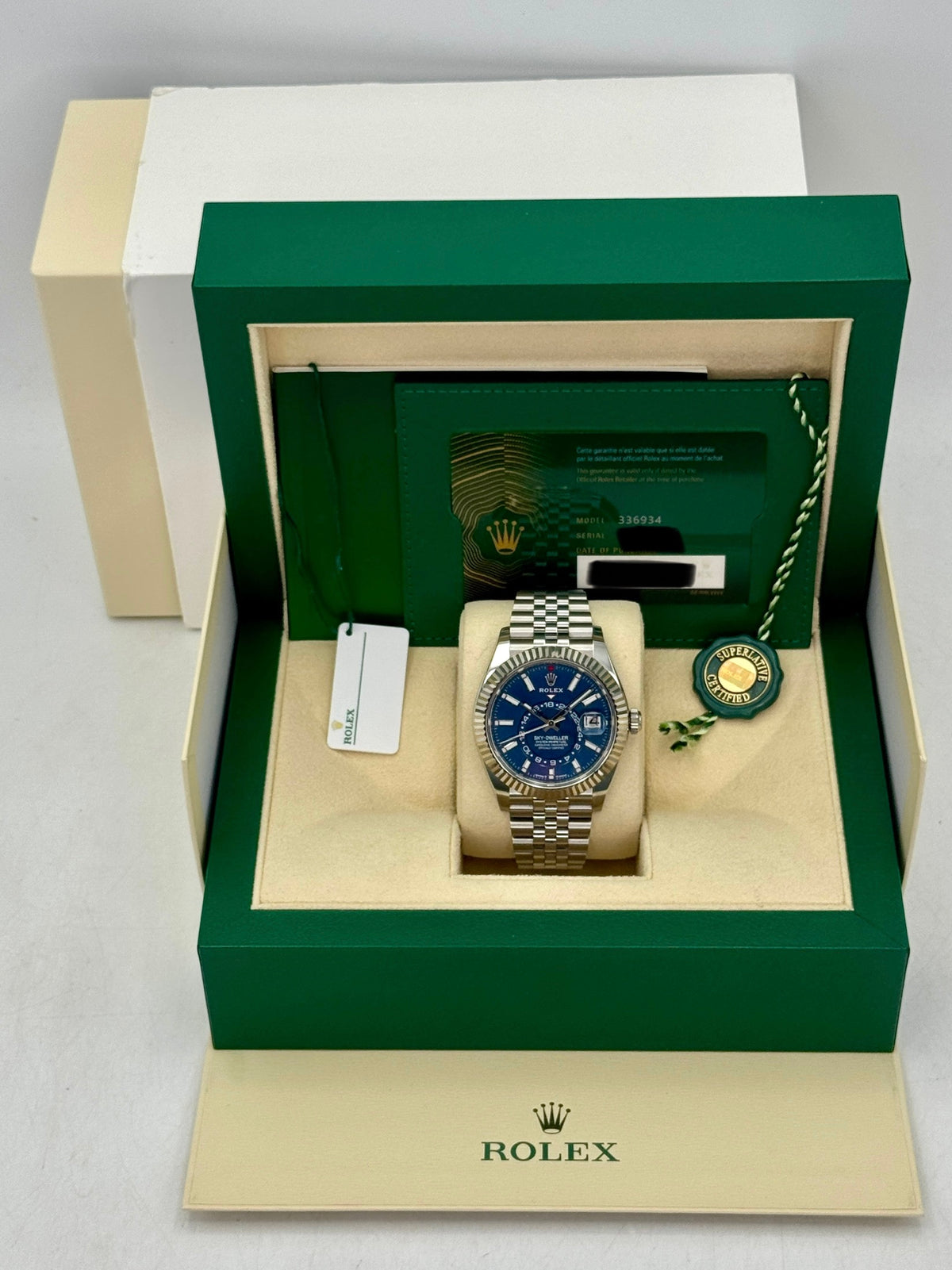 2024 Rolex Sky-Dweller 42mm 336934 Jubilee Blue Dial - MyWatchLLC